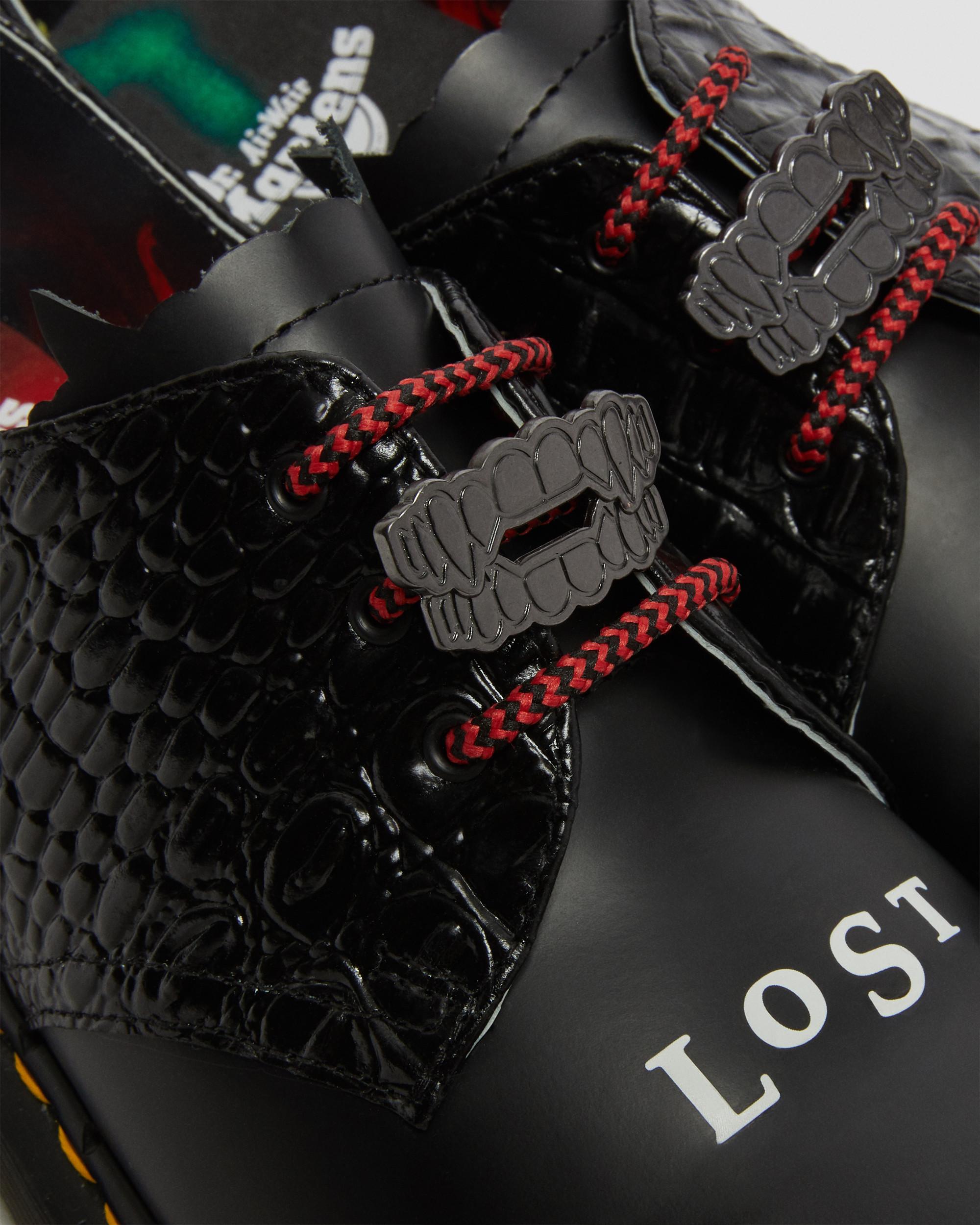 1461 WB Lost Boys Leather Oxford Shoes in BLACK | Dr. Martens™