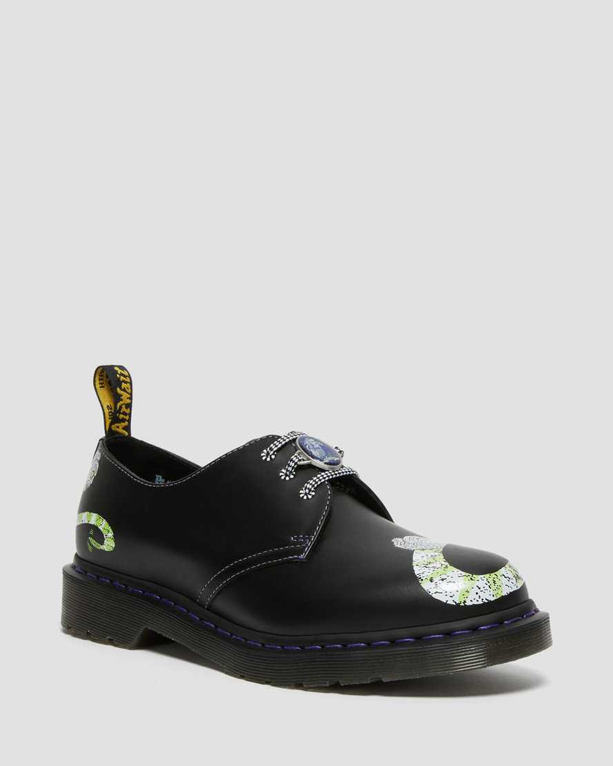 1461 WB Beetlejuice Smooth Leather Oxford Shoes 1461 WB Beetlejuice Smooth Leather Oxford Shoes Dr. Martens