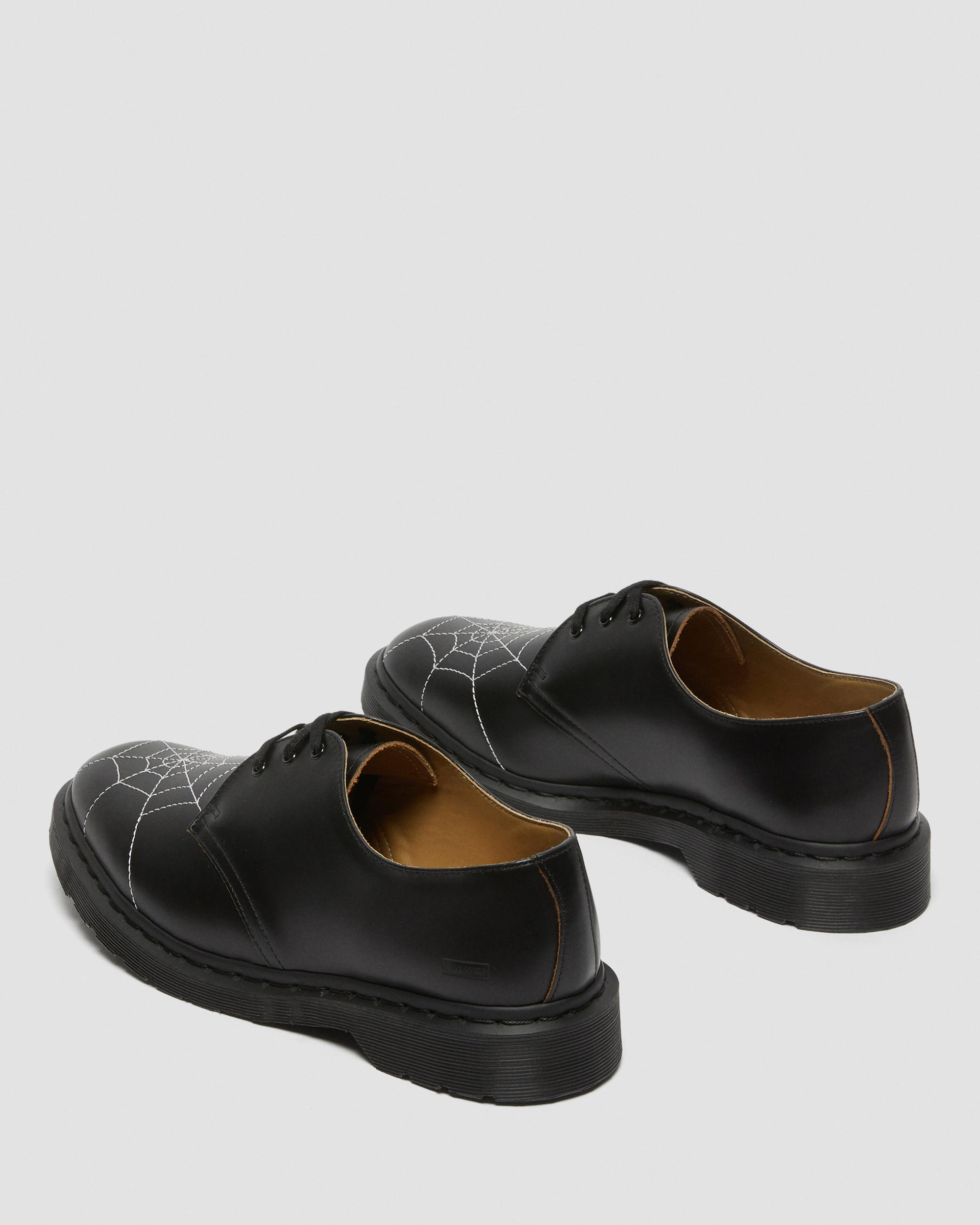 1461 Supreme Web Vintage Smooth Leather Shoes in Black