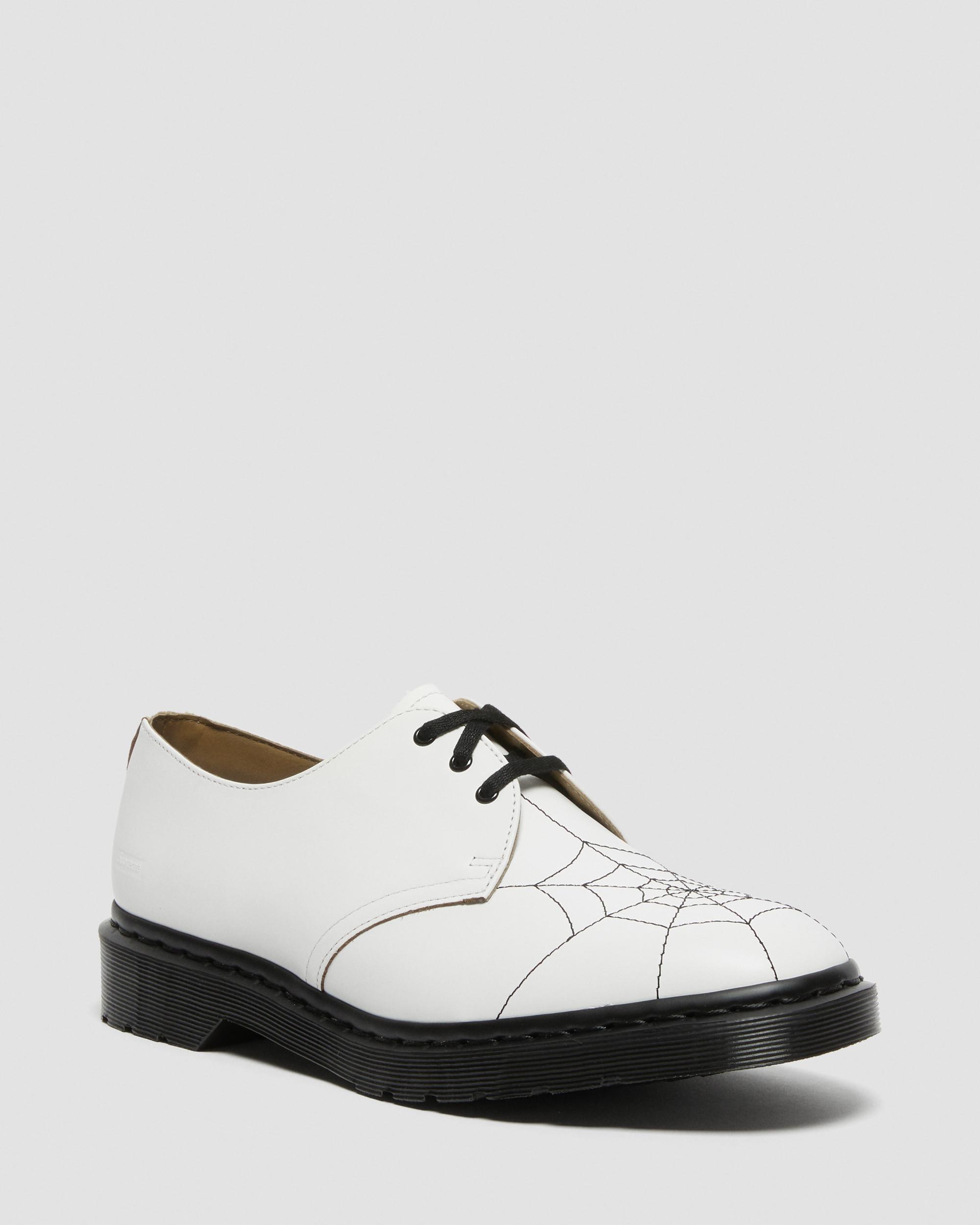 1461 Supreme Web Vintage Smooth Leather Shoes in White | Dr