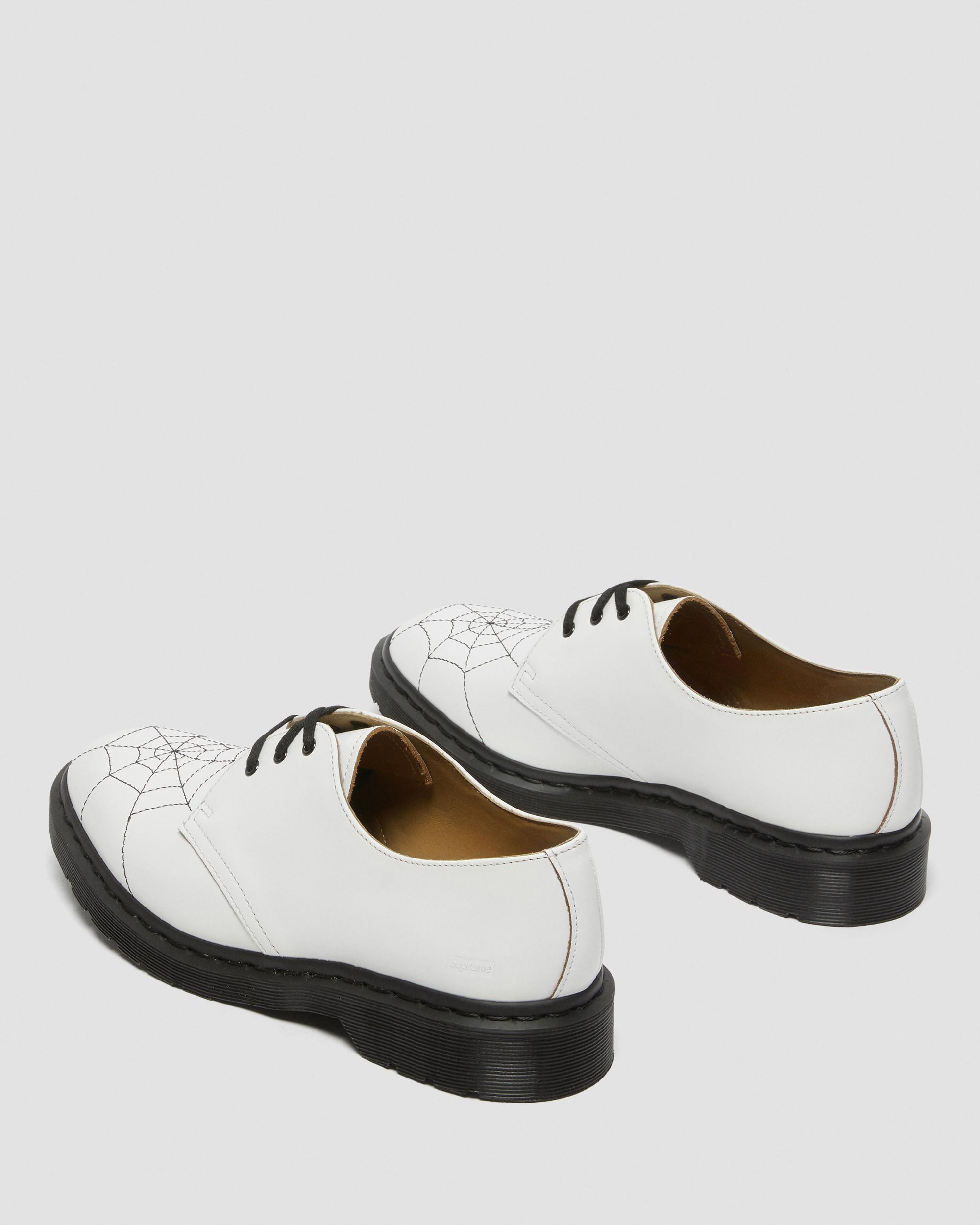 1461 Supreme Web Vintage Glattleder Schuhe in Weiß