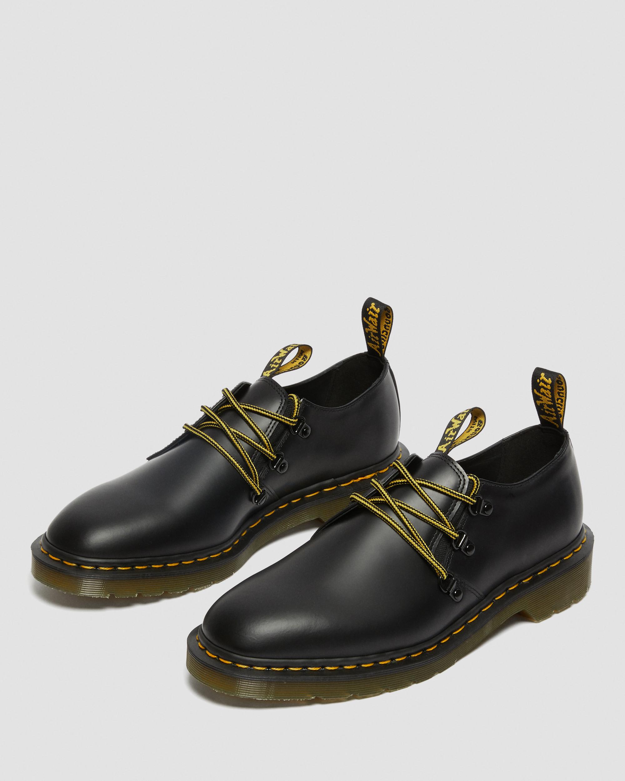 1461 Engineered Garments Leather Oxford Shoes in BLACK | Dr. Martens™