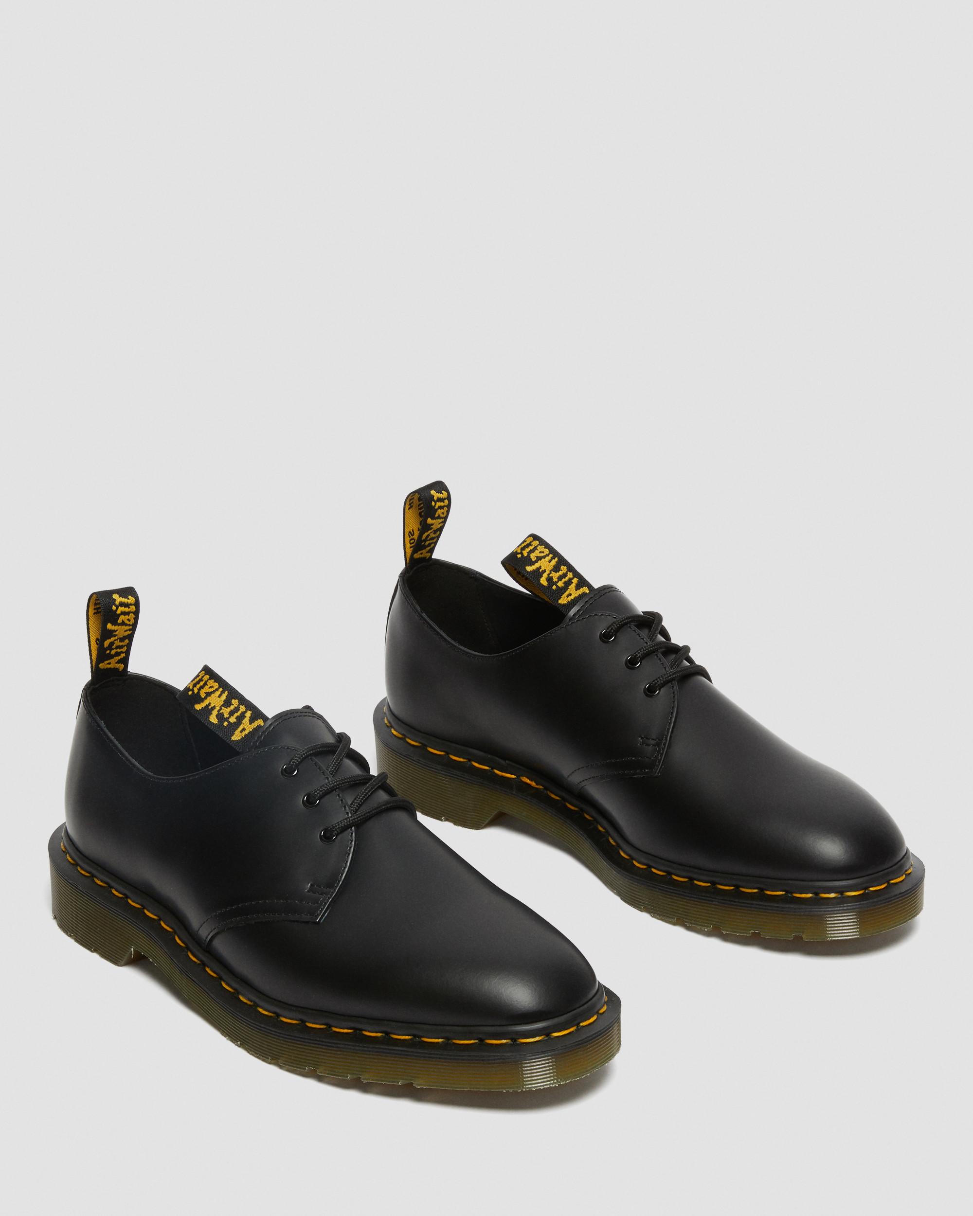 1461 Engineered Garments Leather Oxford Shoes in Black | Dr. Martens