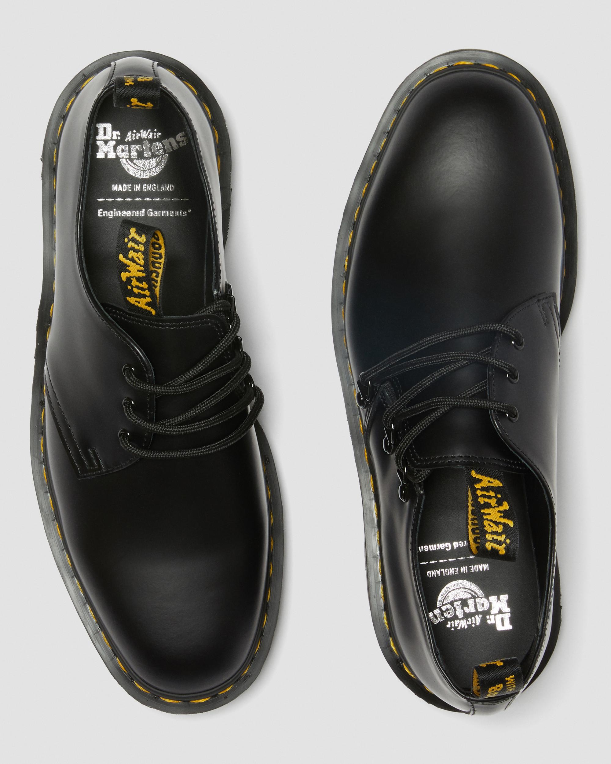 1461 Engineered Garments Leather Oxford Shoes in BLACK | Dr. Martens™