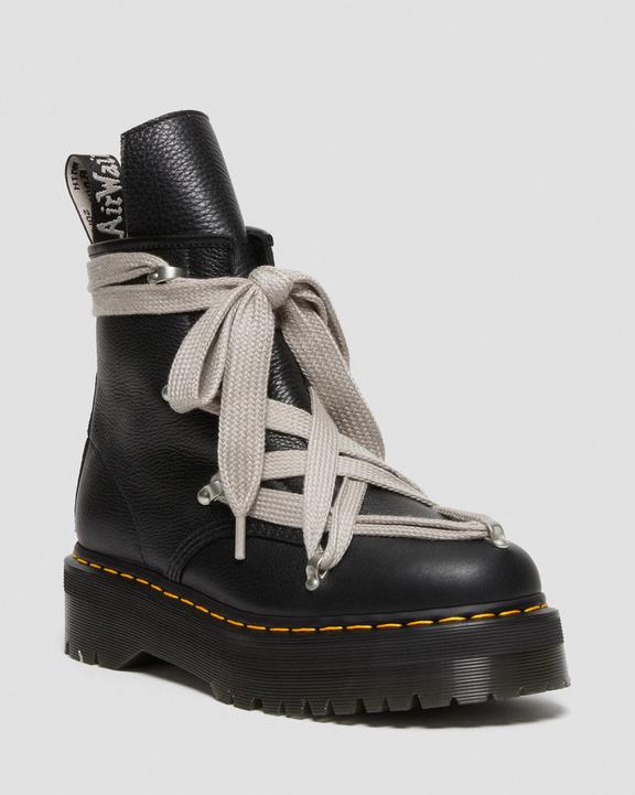 1460 Rick Owens Leather Platform Boots in Black | Dr. Martens