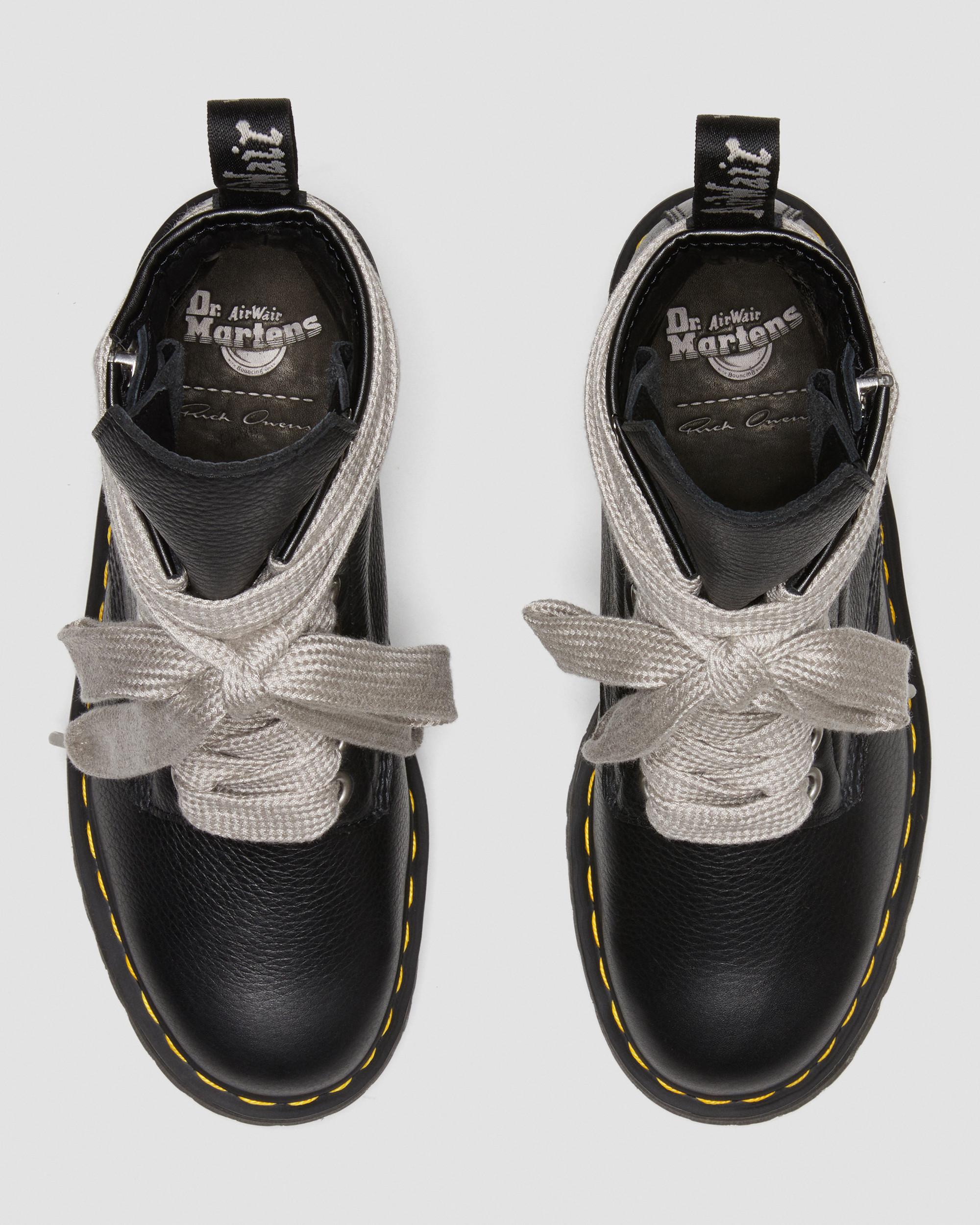 1460 Rick Owens Leather Platform Boots in BLACK | Dr. Martens™