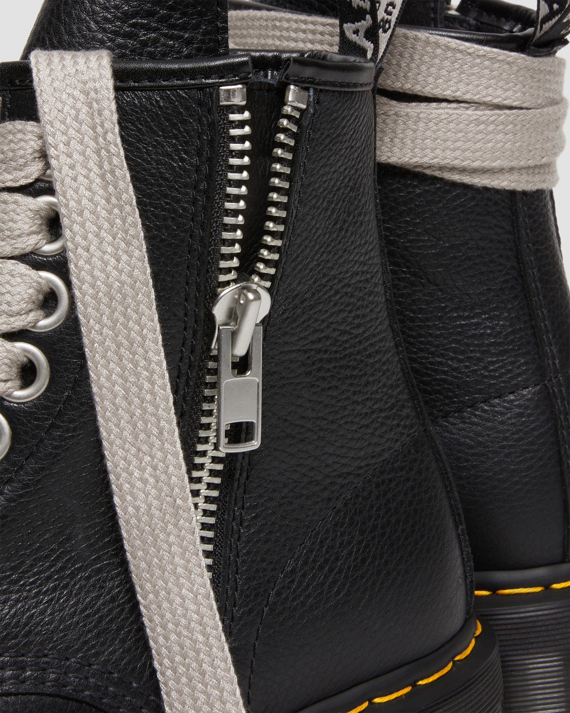 1460 Rick Owens Leather Platform Boots in BLACK | Dr. Martens™