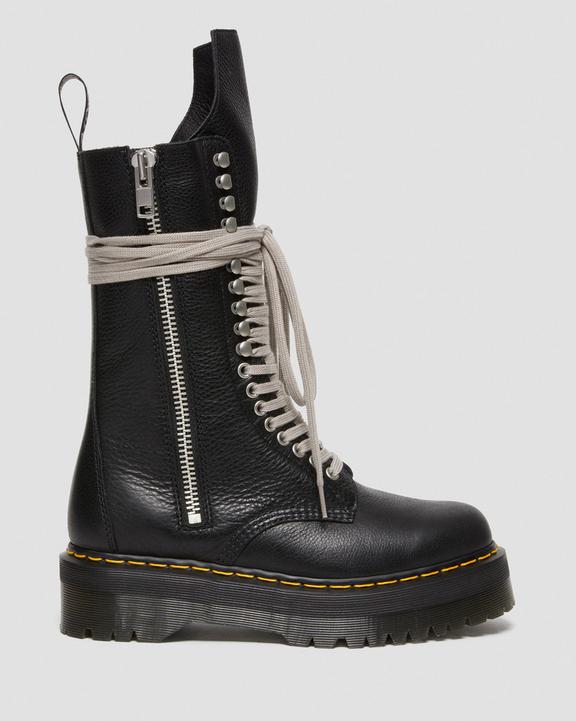 1918 Rick Owens Leather Lace Up Platform Boots in Black | Dr 1918 Rick Owens Leather Lace Up Platform Boots in Black | Dr