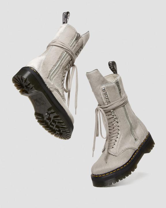 1918 Rick Owens Hair-On Platform Leather Boots in | Dr. Martens 1918 Rick Owens Hair-On Platform Leather Boots in | Dr. Martens