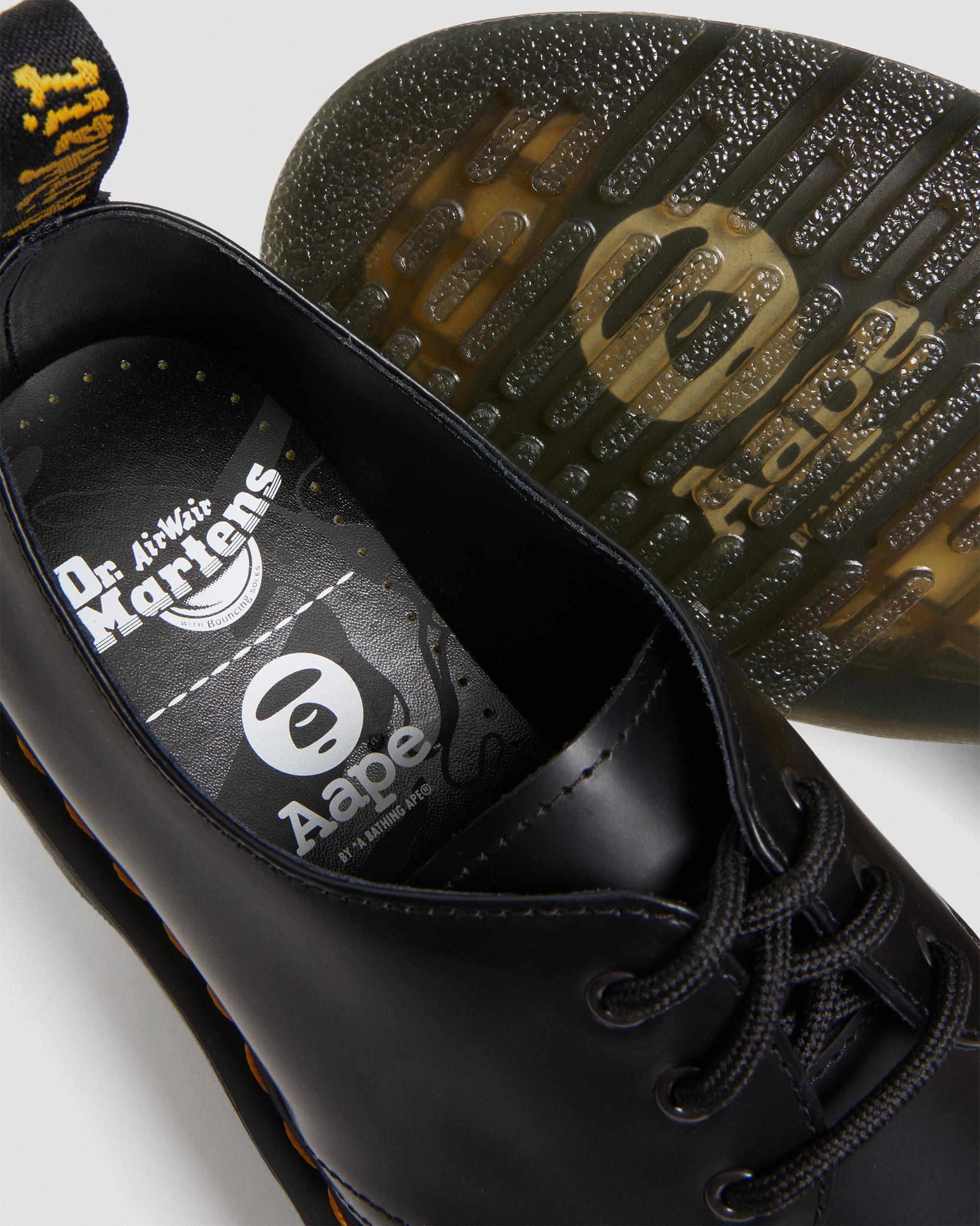 1461 AAPE Smooth Leather Oxford Shoes in BLACK | Dr. Martens™