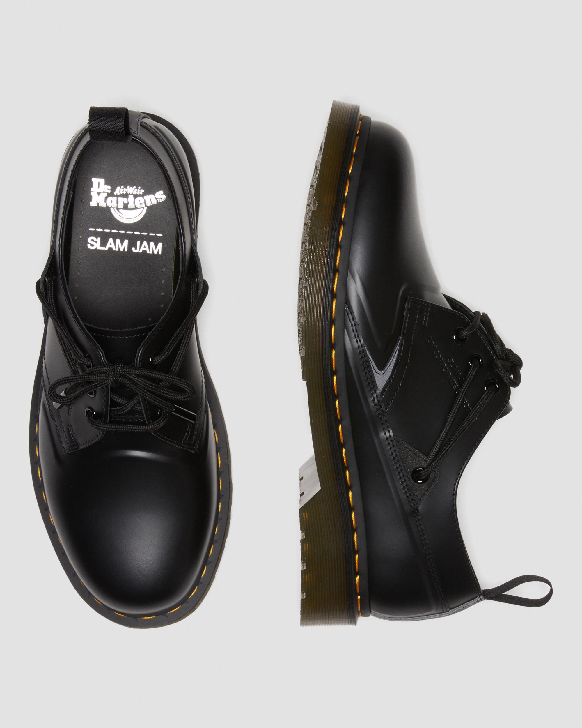 1461 Slam Jam Smooth Leather Shoes in Black | Dr. Martens