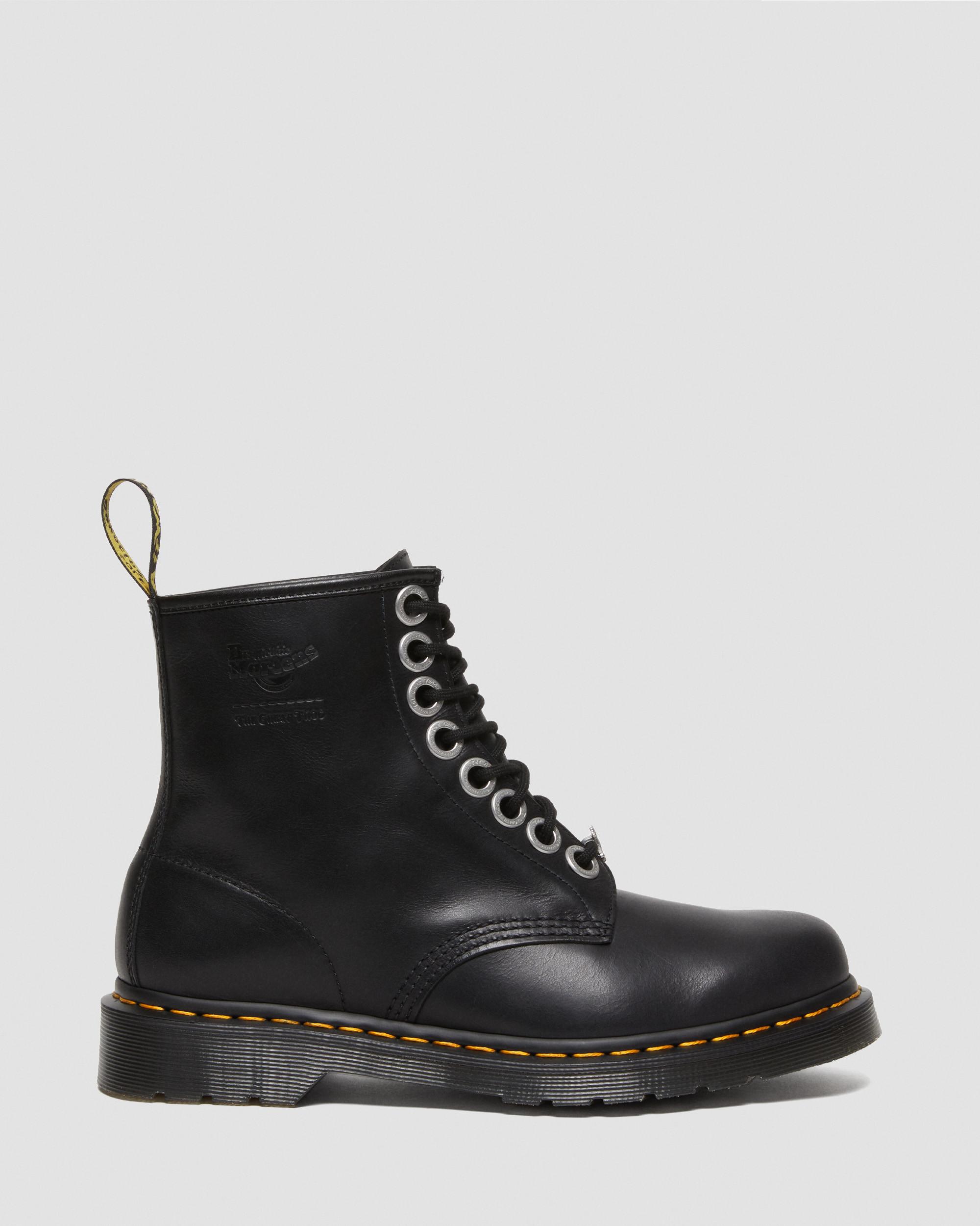 1460 The Great Frog Leather Lace Up Boots in BLACK | Dr. Martens™