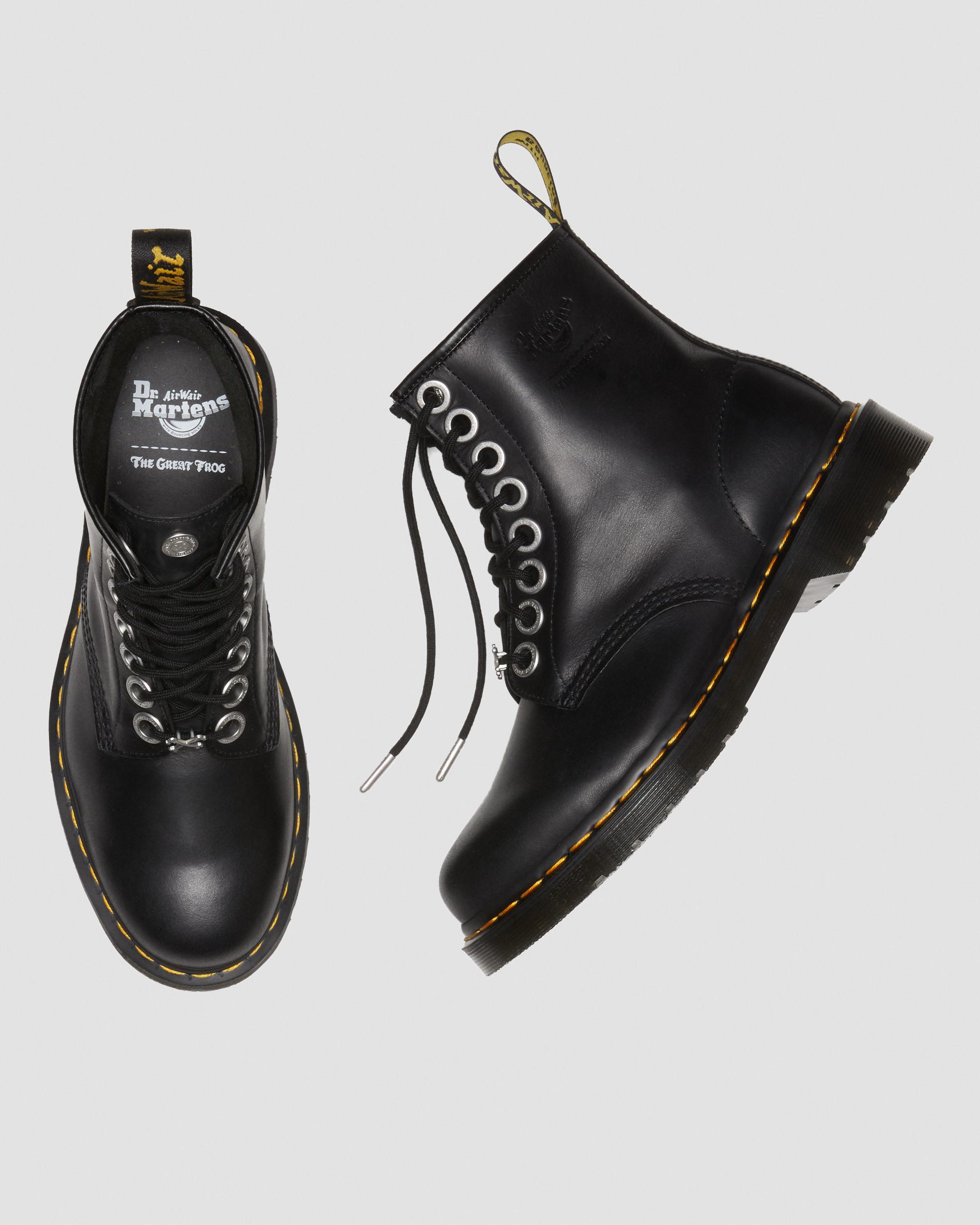 DR MARTENS 1460 The Great Frog Leather Lace Up Boots