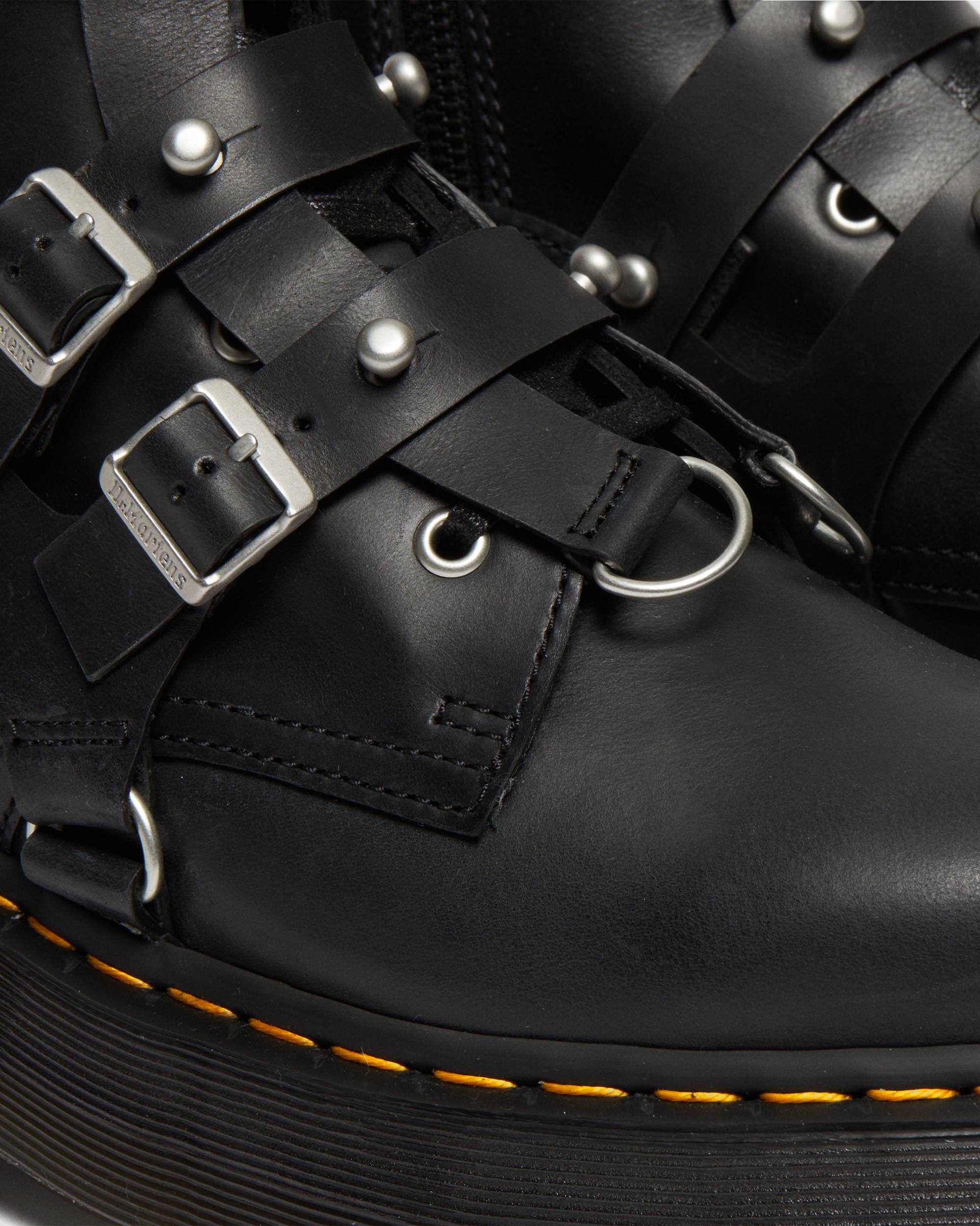 Jadon Boot The Great Frog Leather Platforms in BLACK | Dr. Martens™