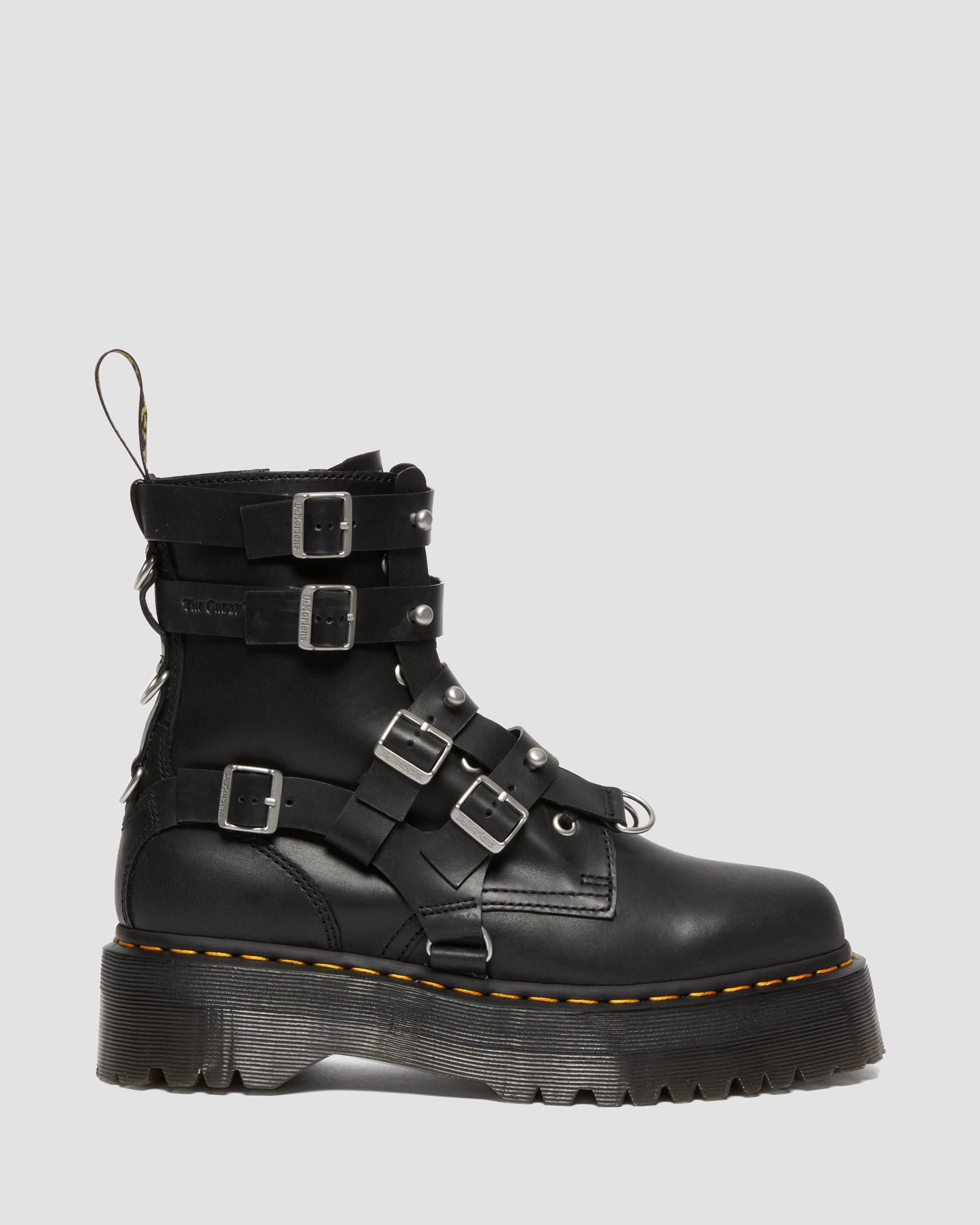 Jadon Boot The Great Frog Leather Platforms in BLACK | Dr. Martens™