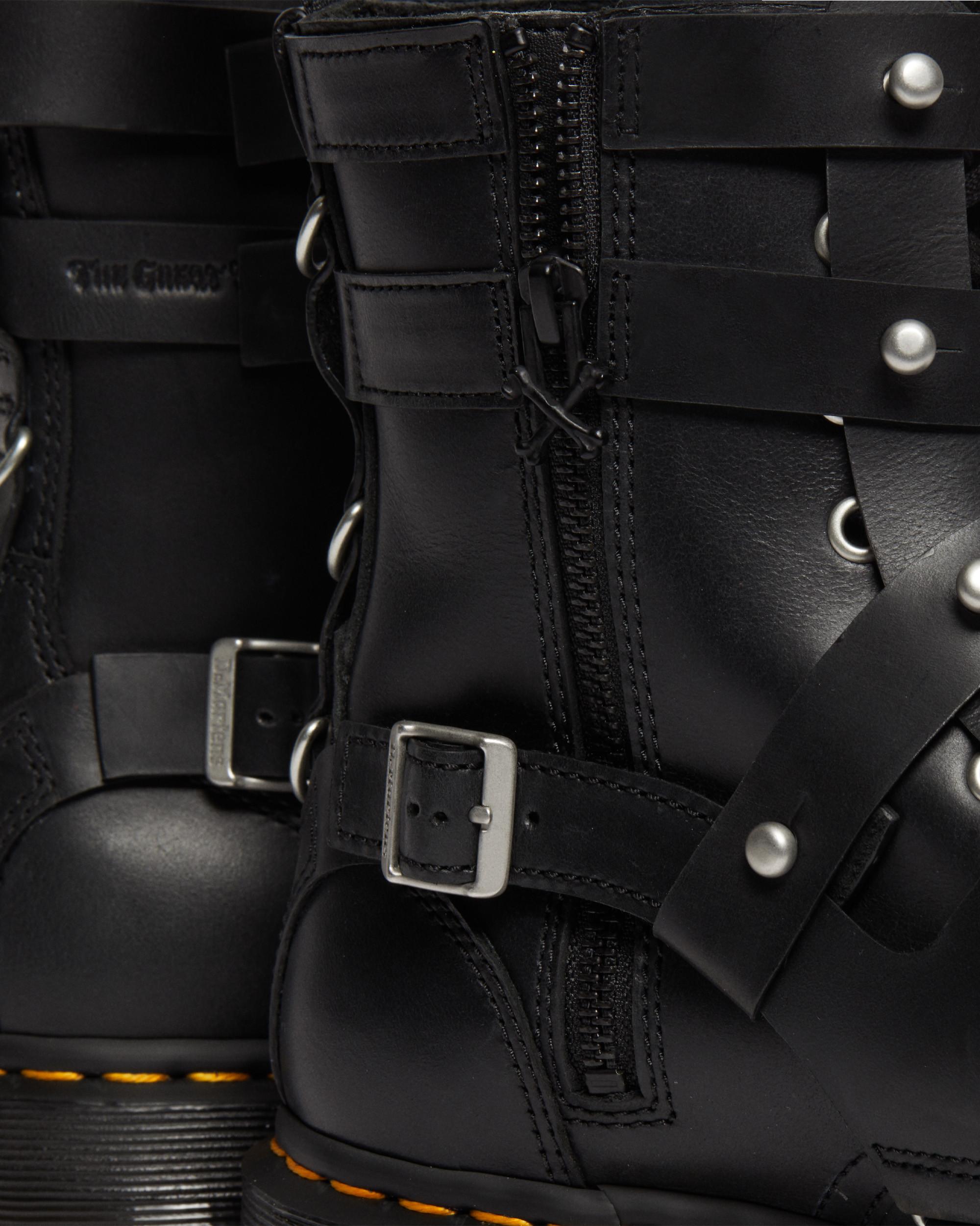 Jadon Boot The Great Frog Leather Platforms in BLACK | Dr. Martens™