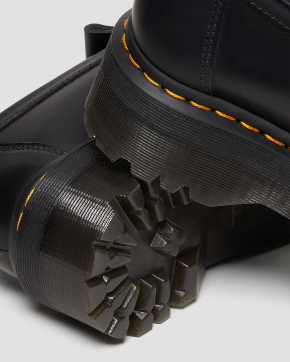 Adrian Quad-loafers i læder med platform og kvast i sortAdrian Quad-loafers i læder med platform og kvast Dr. Martens