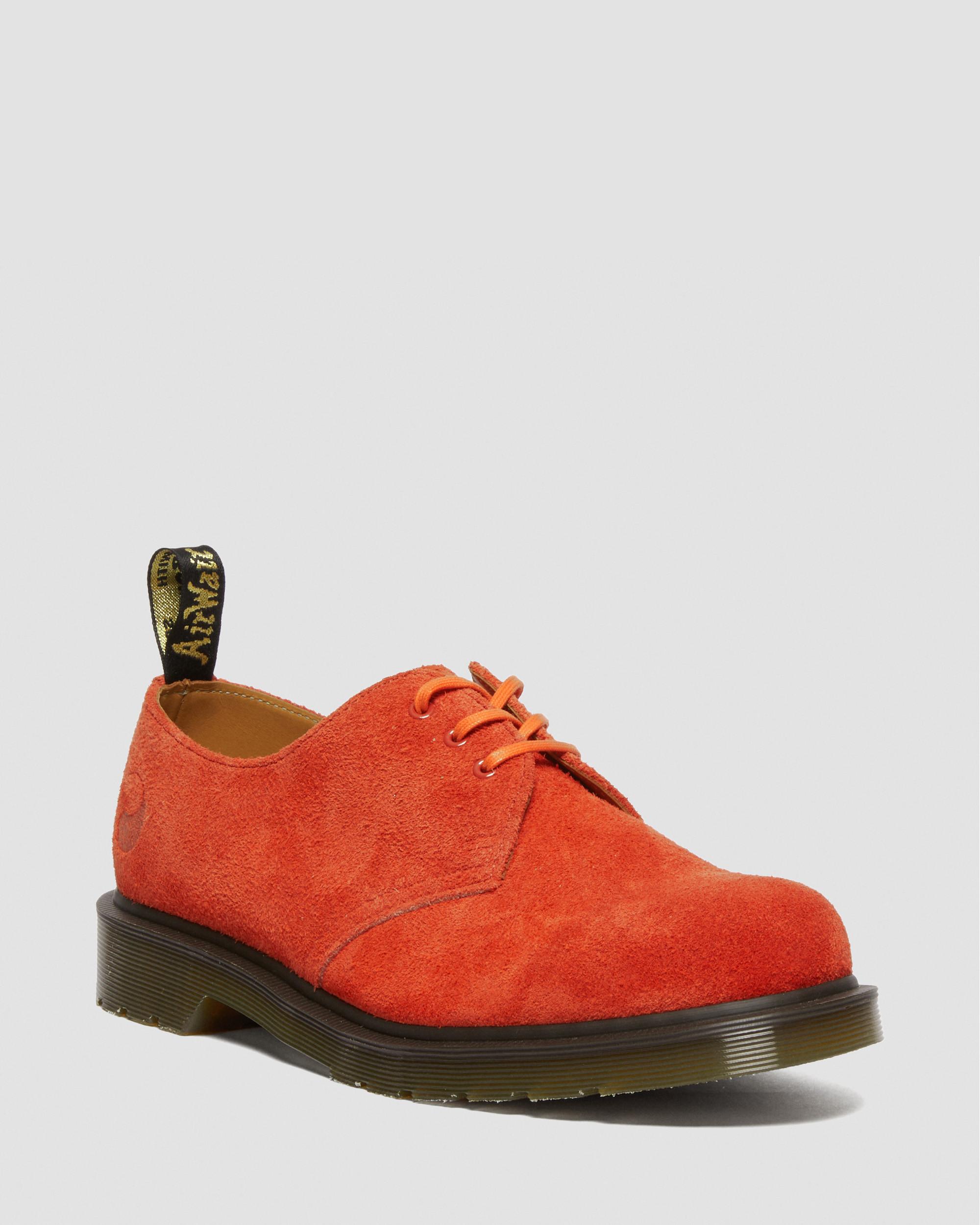 1461 Our Legacy Made in England Suede Oxford Shoes in RED | Dr