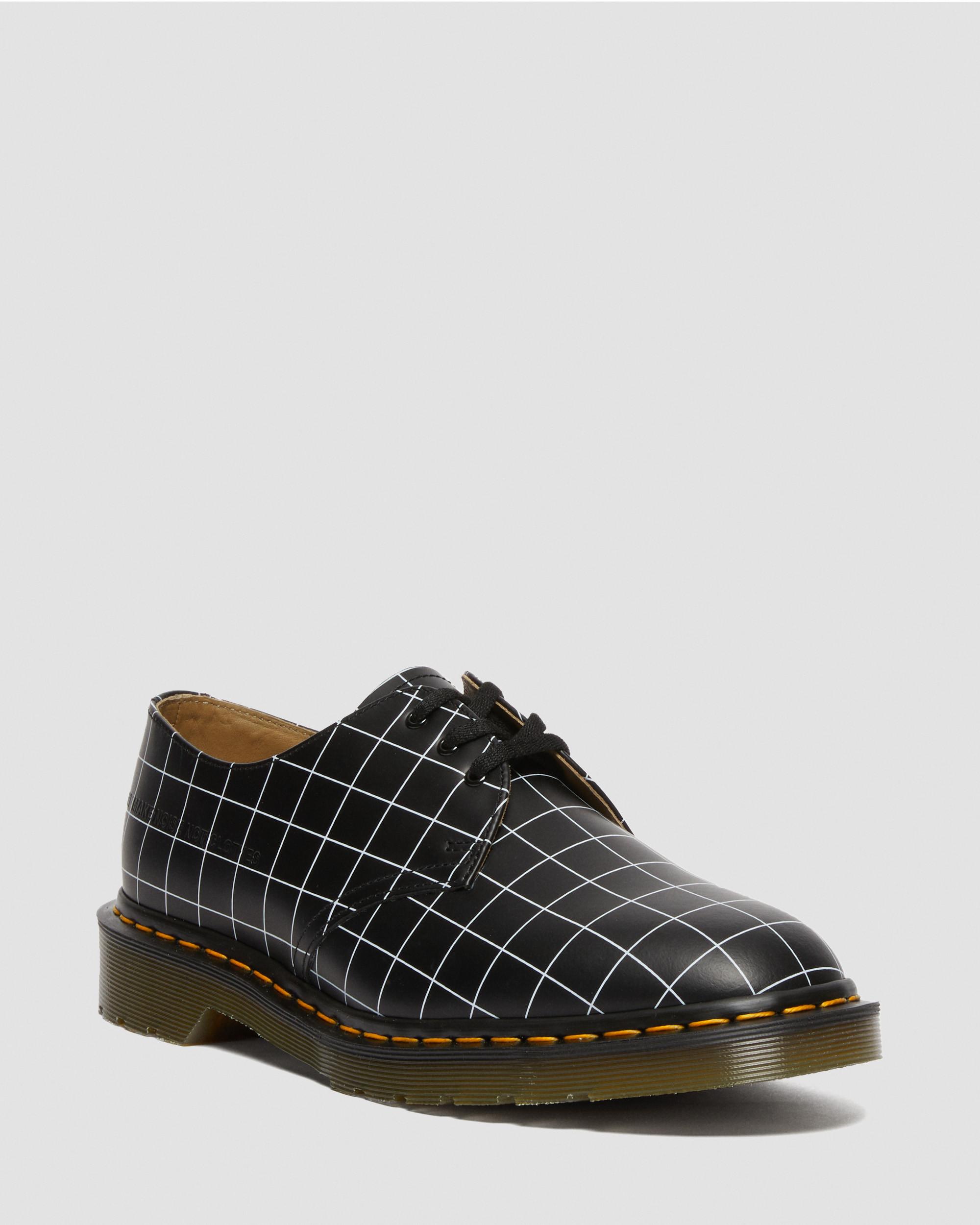 1461 Undercover Made in England Leather Oxford Shoes in Black | Dr. Martens
