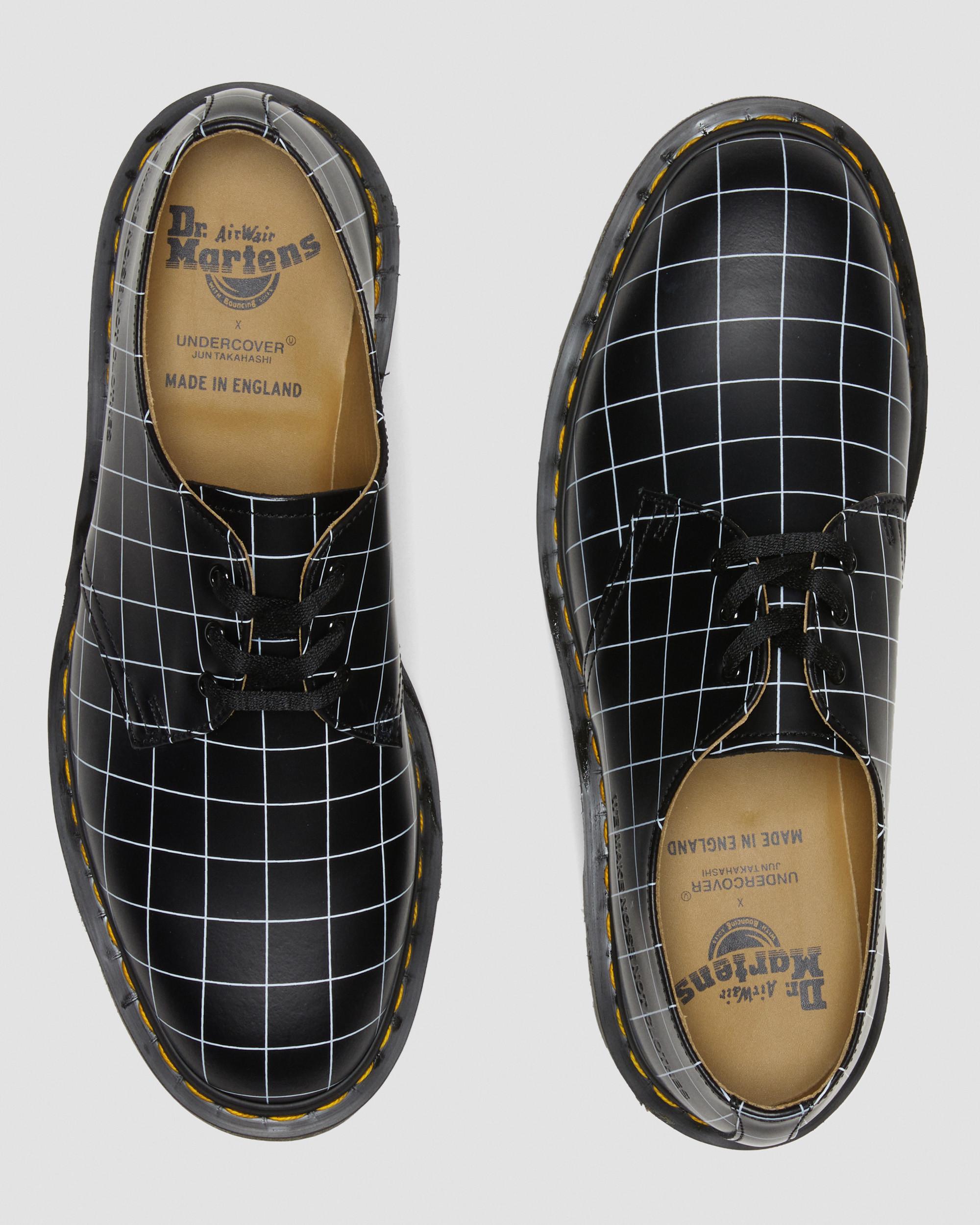 1461 Undercover Made in England Leather Oxford Shoes in Black Dr