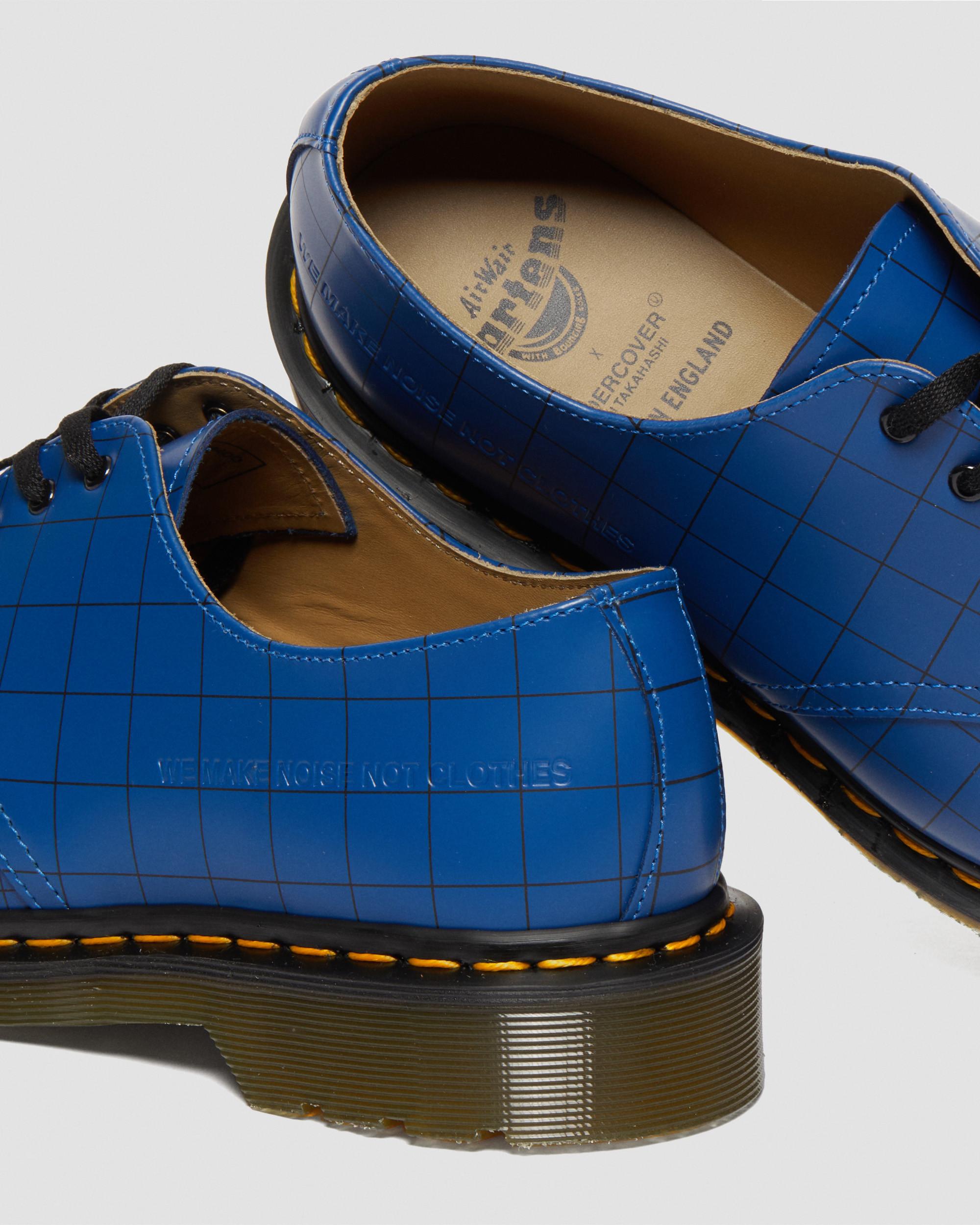 1461 Undercover Made in England Leather Oxford Shoes in BLUE | Dr