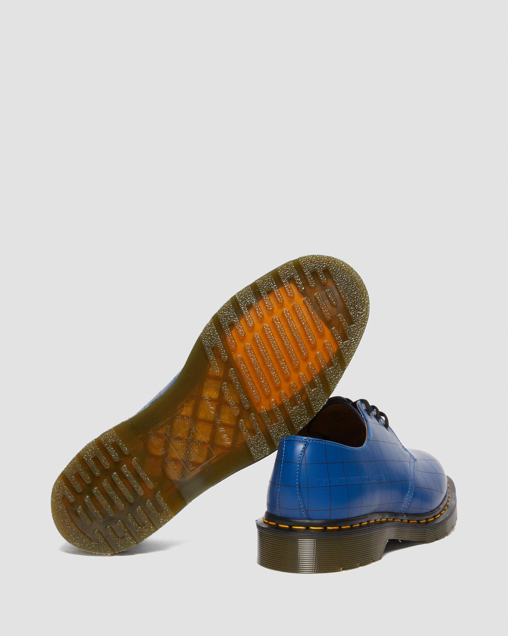 1461 Undercover Smooth Leather Shoes in Blue
