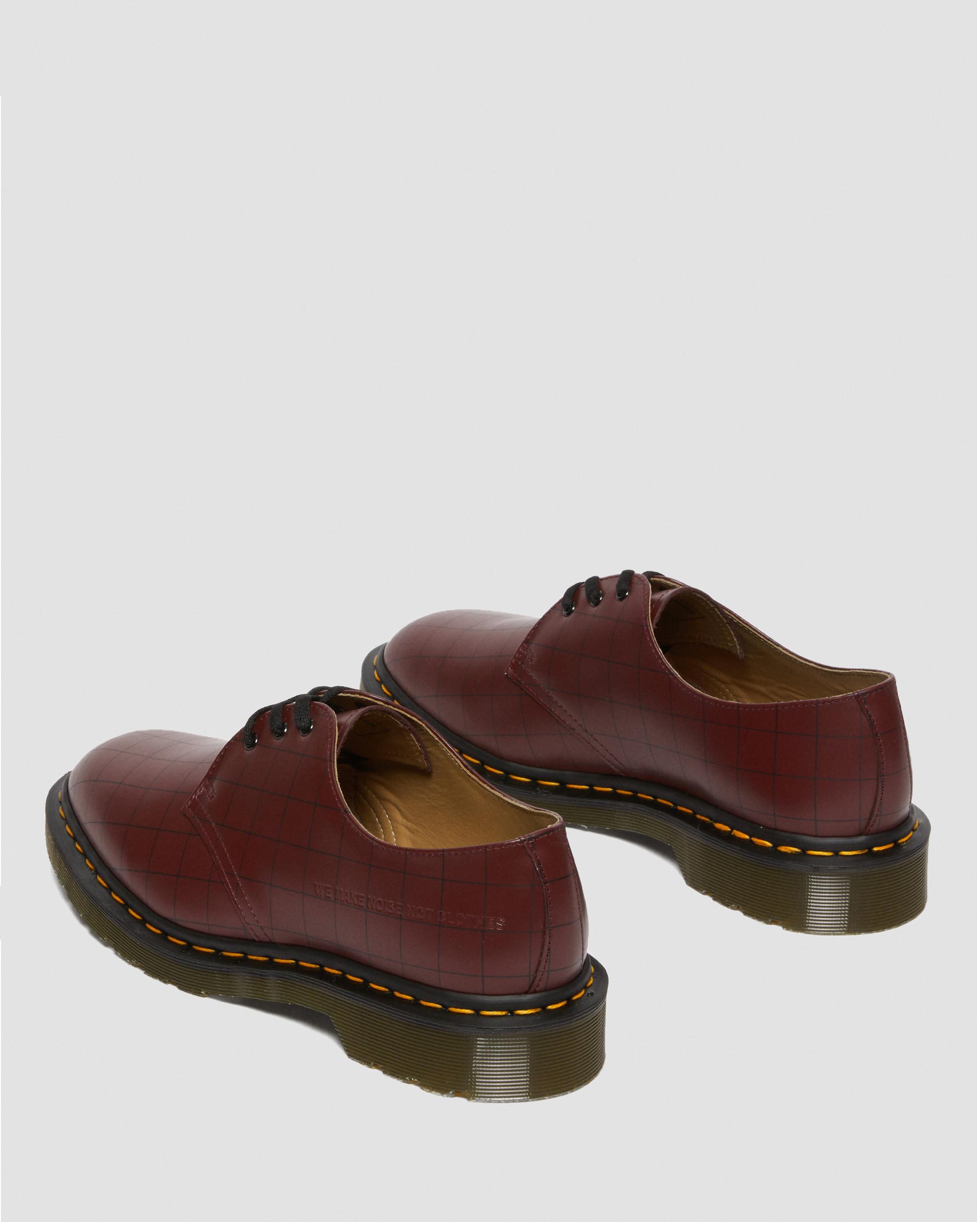 1461 Undercover Made in England Leather Oxford Shoes in CHERRY RED