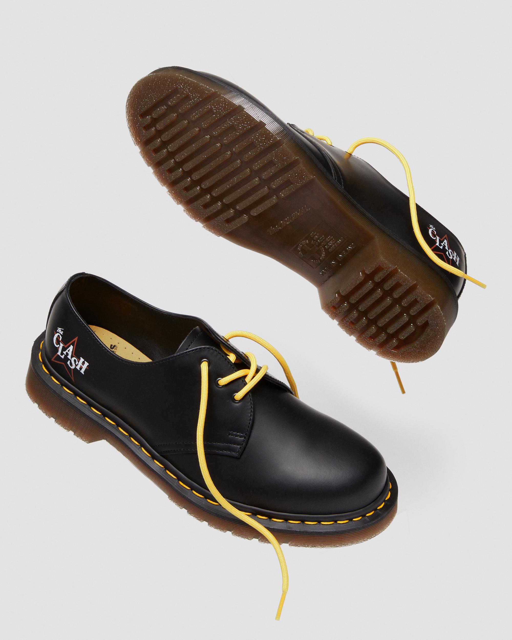 1461 THE CLASH Made In England Leather Shoes in Black | Dr. Martens