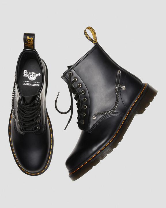 1460 Swarovski Leather Lace Up Boots | Dr. Martens