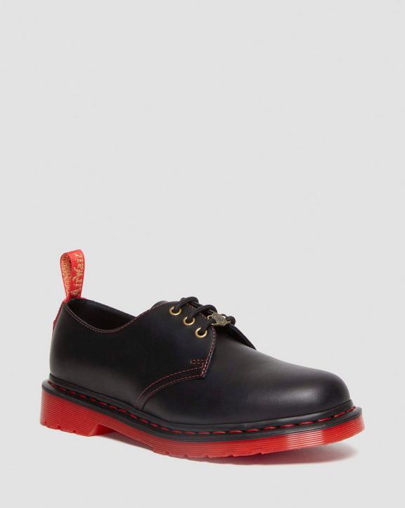 1461 Year of The Rabbit Leather Oxford Shoes in Black | Dr 1461 Year of The Rabbit Leather Oxford Shoes in Black | Dr