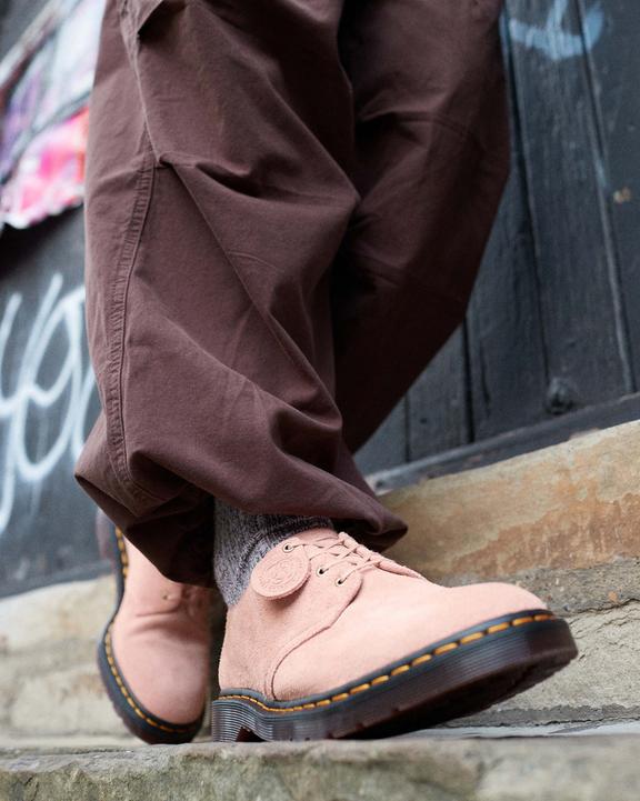 Smiths Suede Dress Shoes in Peach Beige | Dr. Martens Smiths Suede Dress Shoes in Peach Beige | Dr. Martens