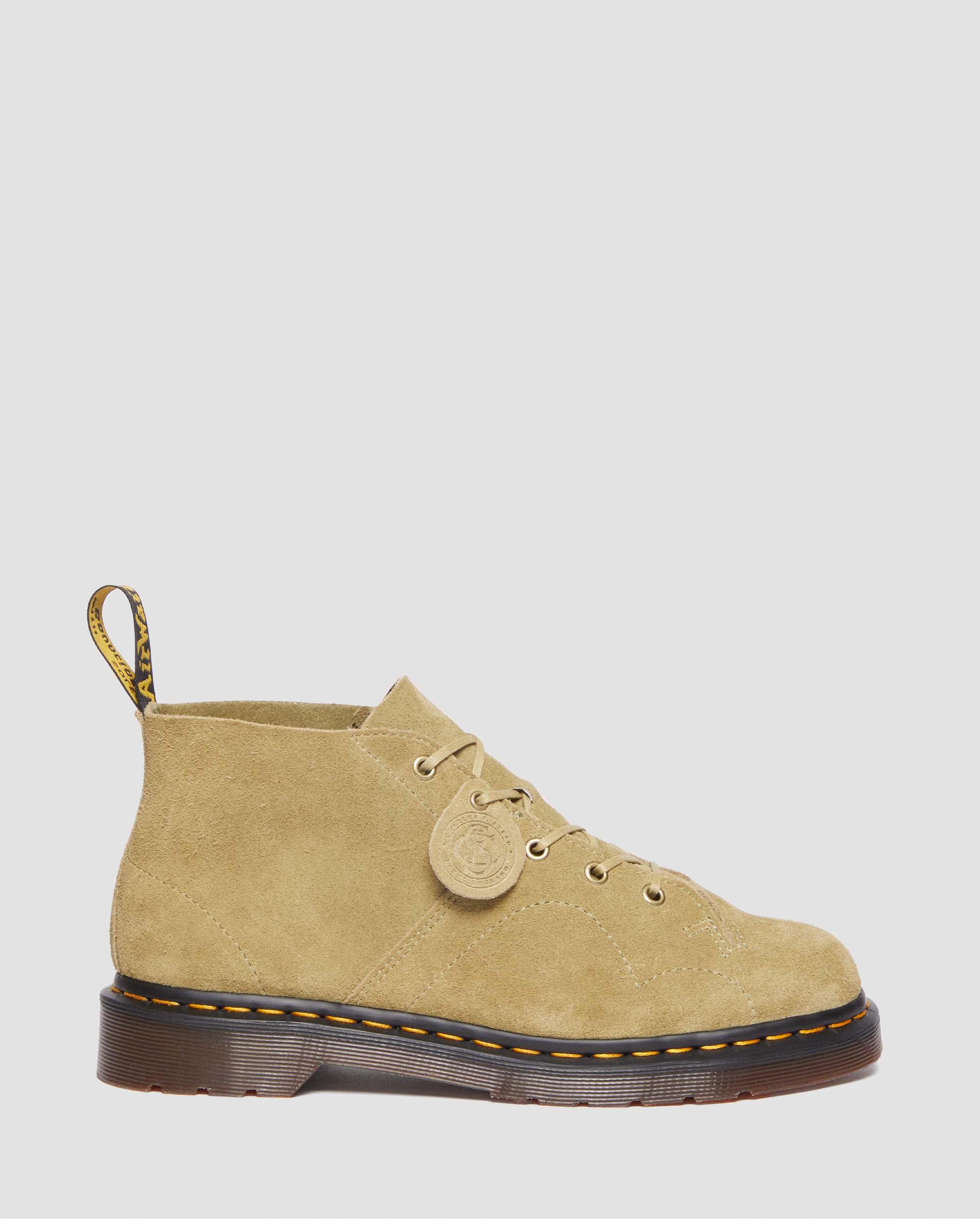 Church Desert Oasis Suede Monkey Boots in Pale Olive
