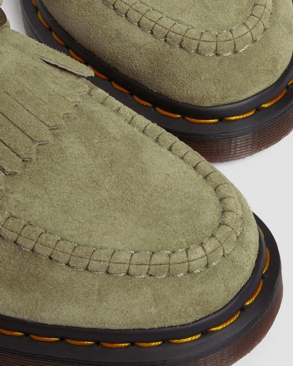 Adrian Snaffle Desert Oasis Suede Loafers Pale OliveAdrian Snaffle Desert Oasis Suede Loafers Dr. Martens