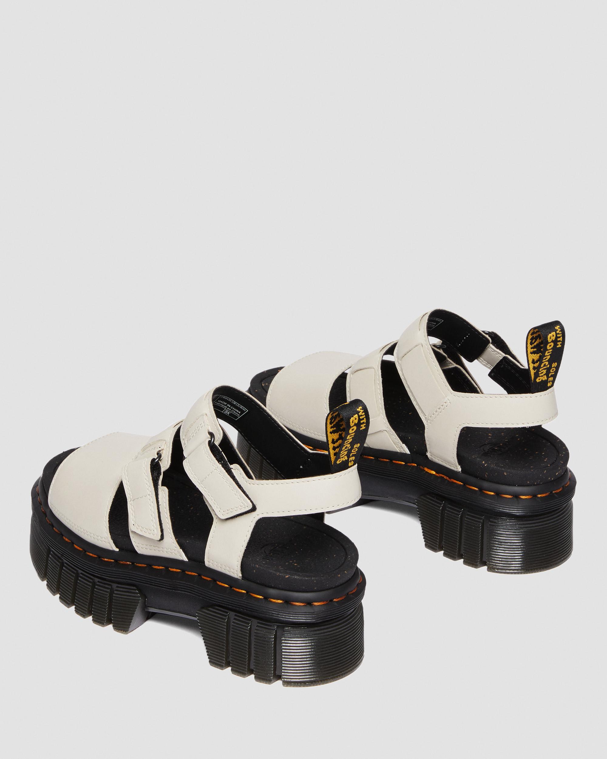 Ricki Nappa Lux Leather 3-Strap Platform Sandals | Dr. Martens