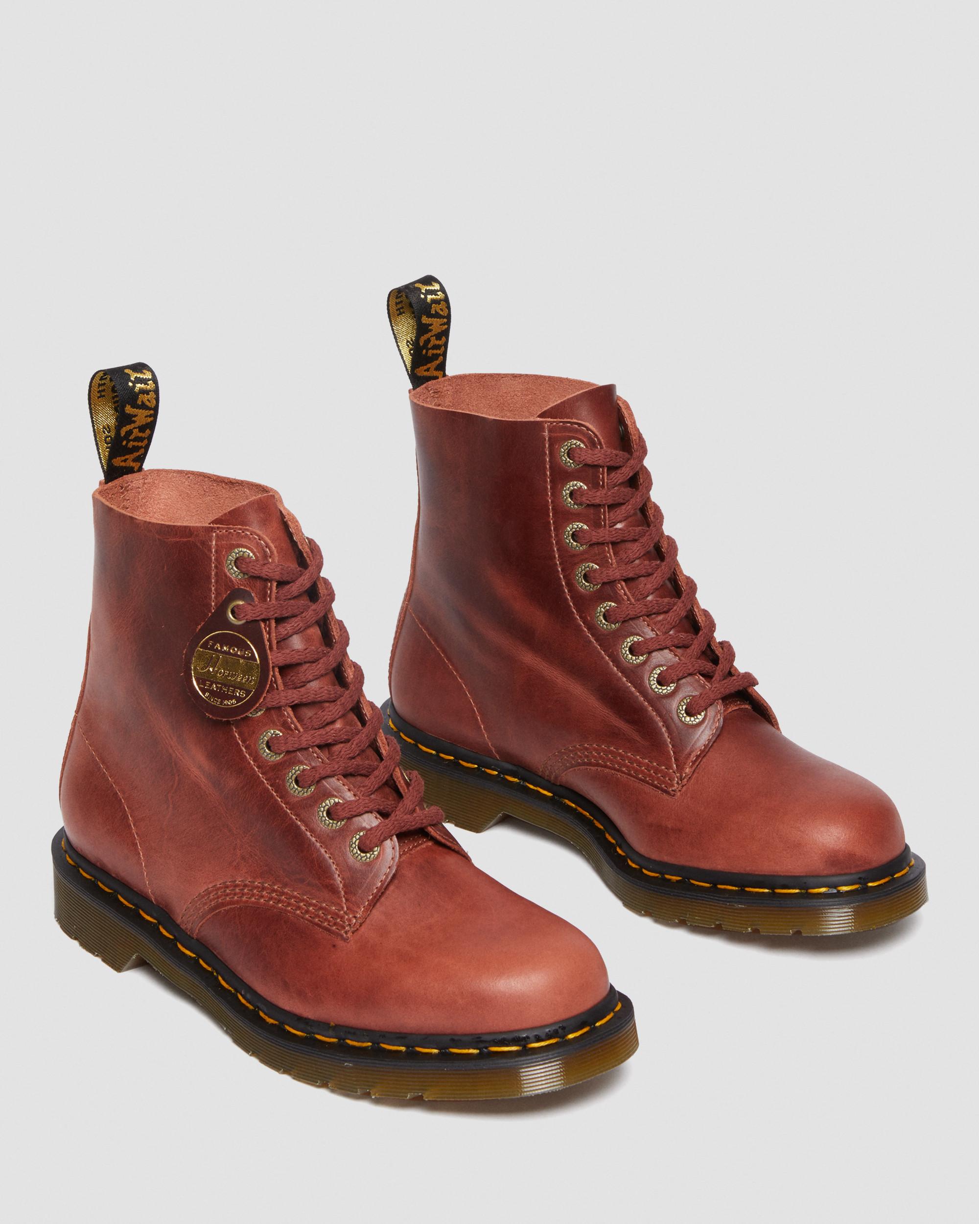 1460 Pascal Made in England Denver Leather Lace Up Boots in