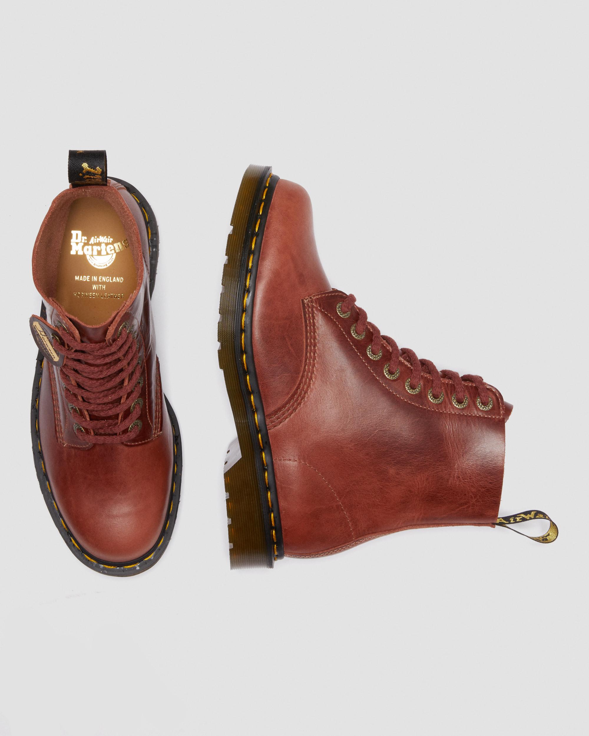 1460 Pascal Made in England Denver Leather Lace Up Boots in