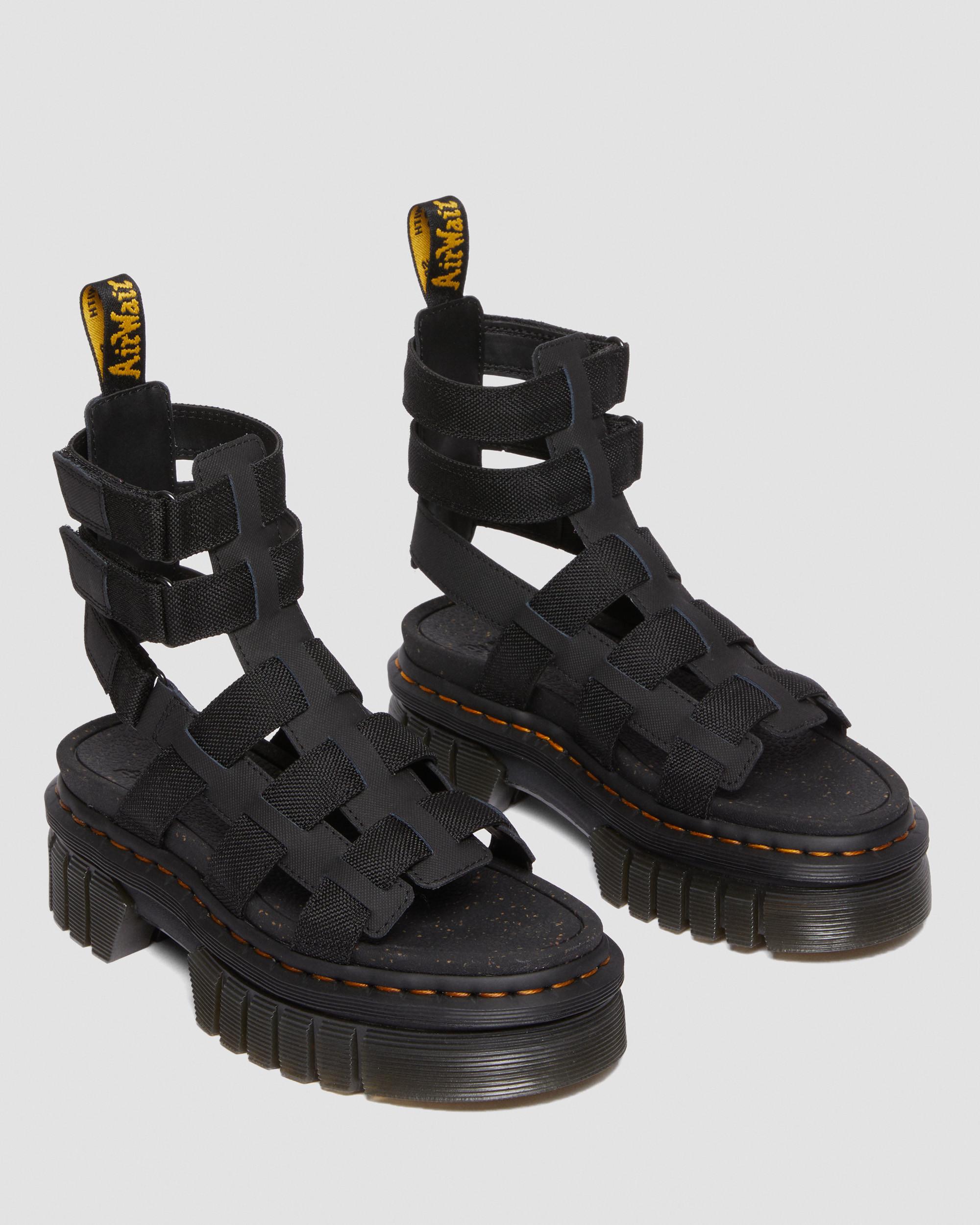Ricki Extra Tough Leather Platform Gladiator Sandals in {{color