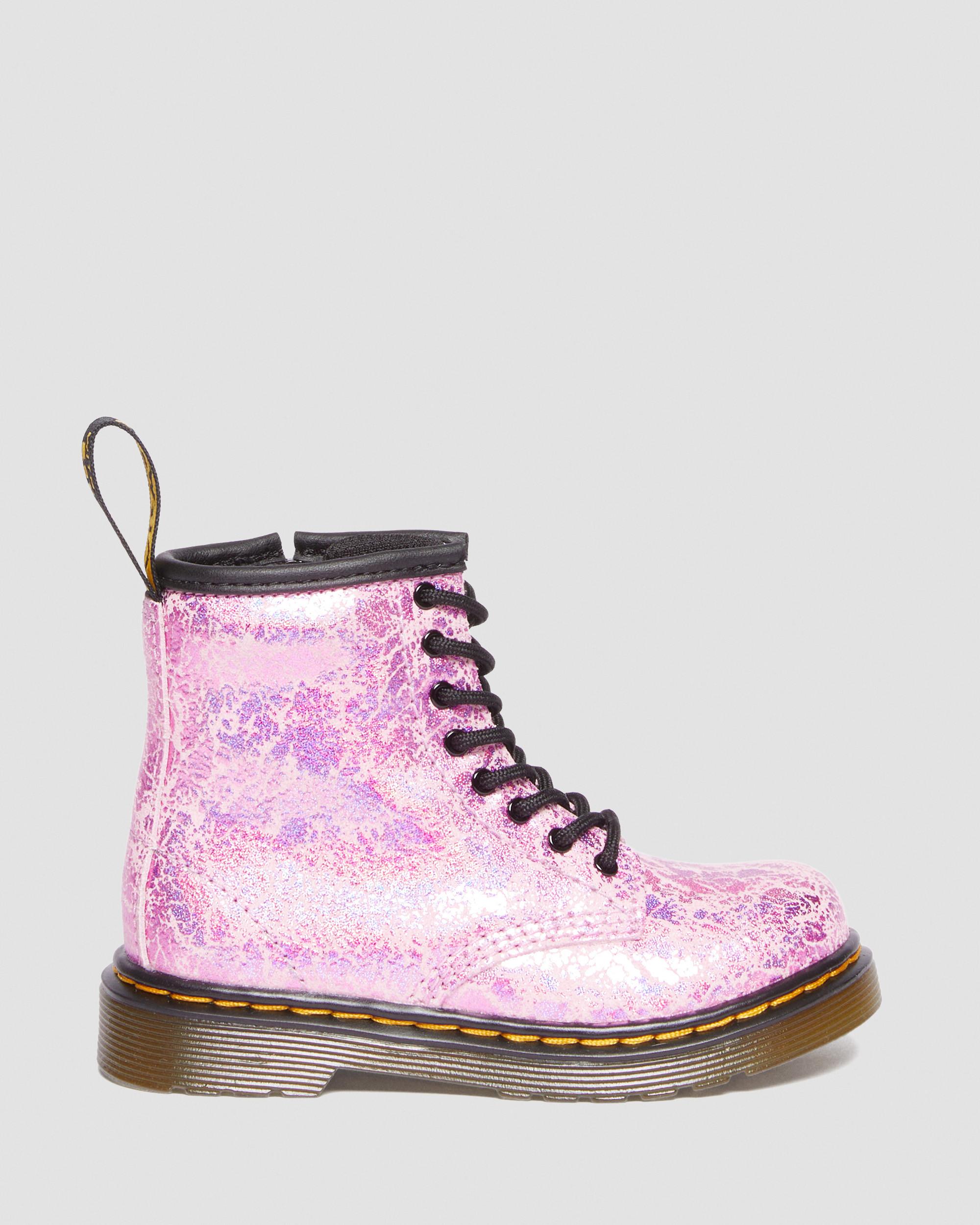 Metallic pink clearance dr martens