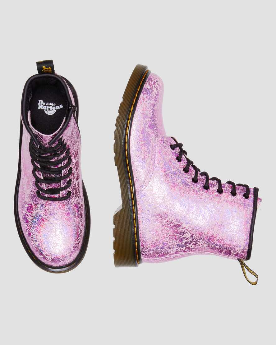 Youth 1460 Crinkle Metallic Lace Up BootsYouth 1460 Crinkle Metallic Lace Up Boots Dr. Martens