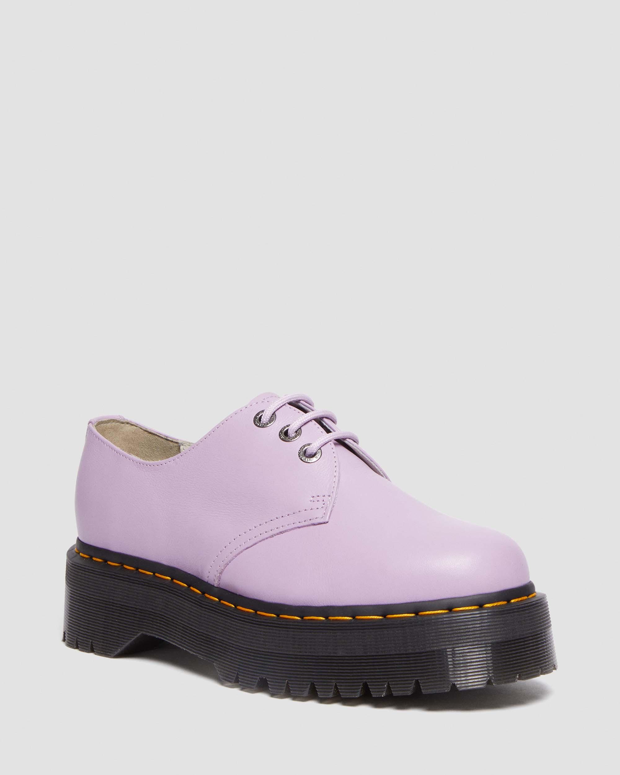 Shop Dr. Martens' 1461 Ii Pisa Leather Platform Shoes In Violett