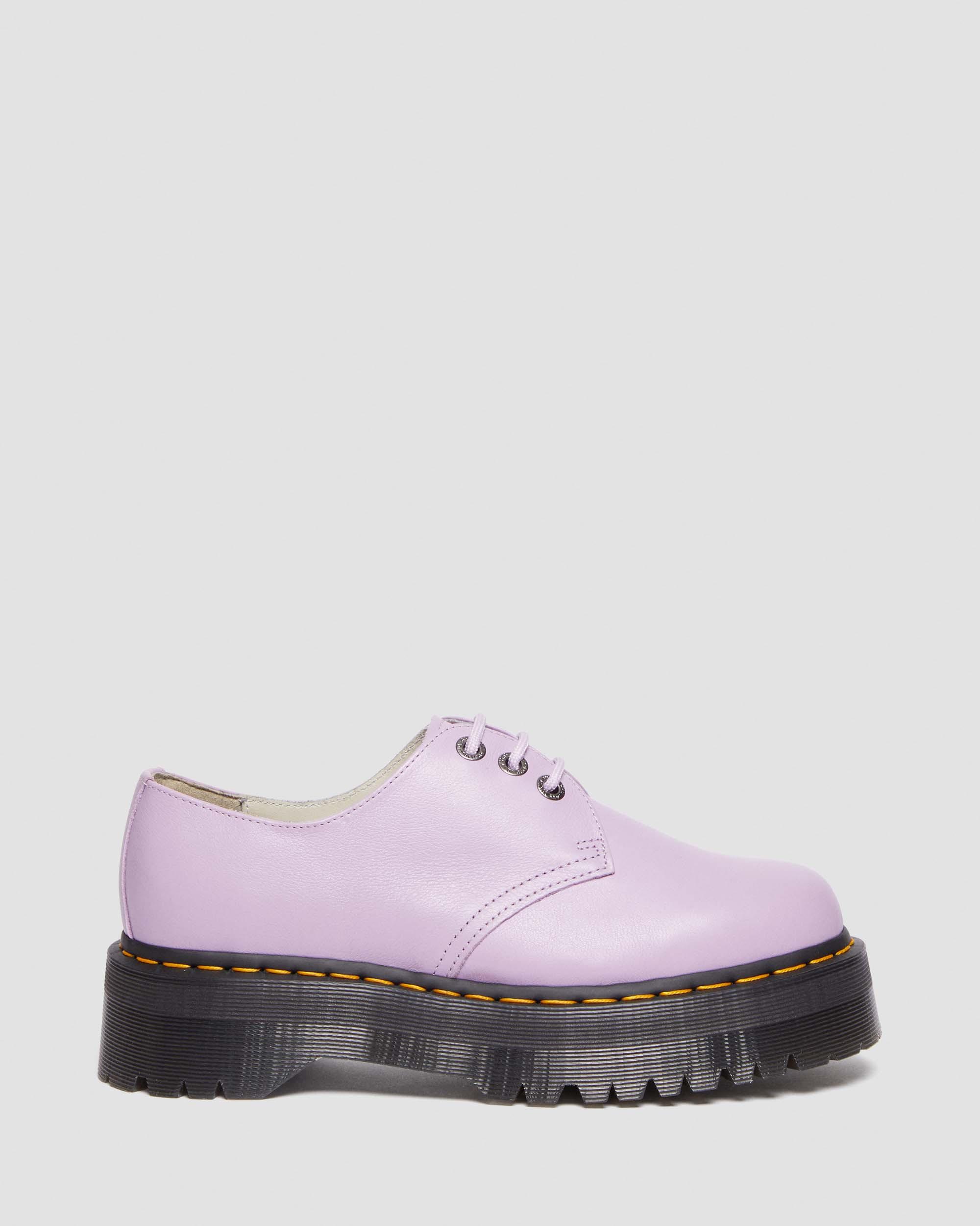 1461 II Pisa Leather Platform Shoes in Lilac