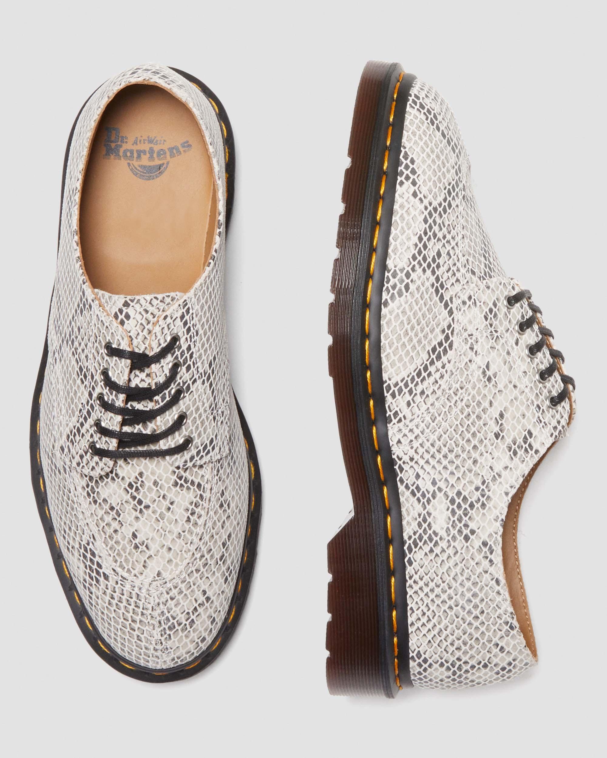 2046 Snake Print Suede Oxford Shoes in {{color}} | Dr. Martens™