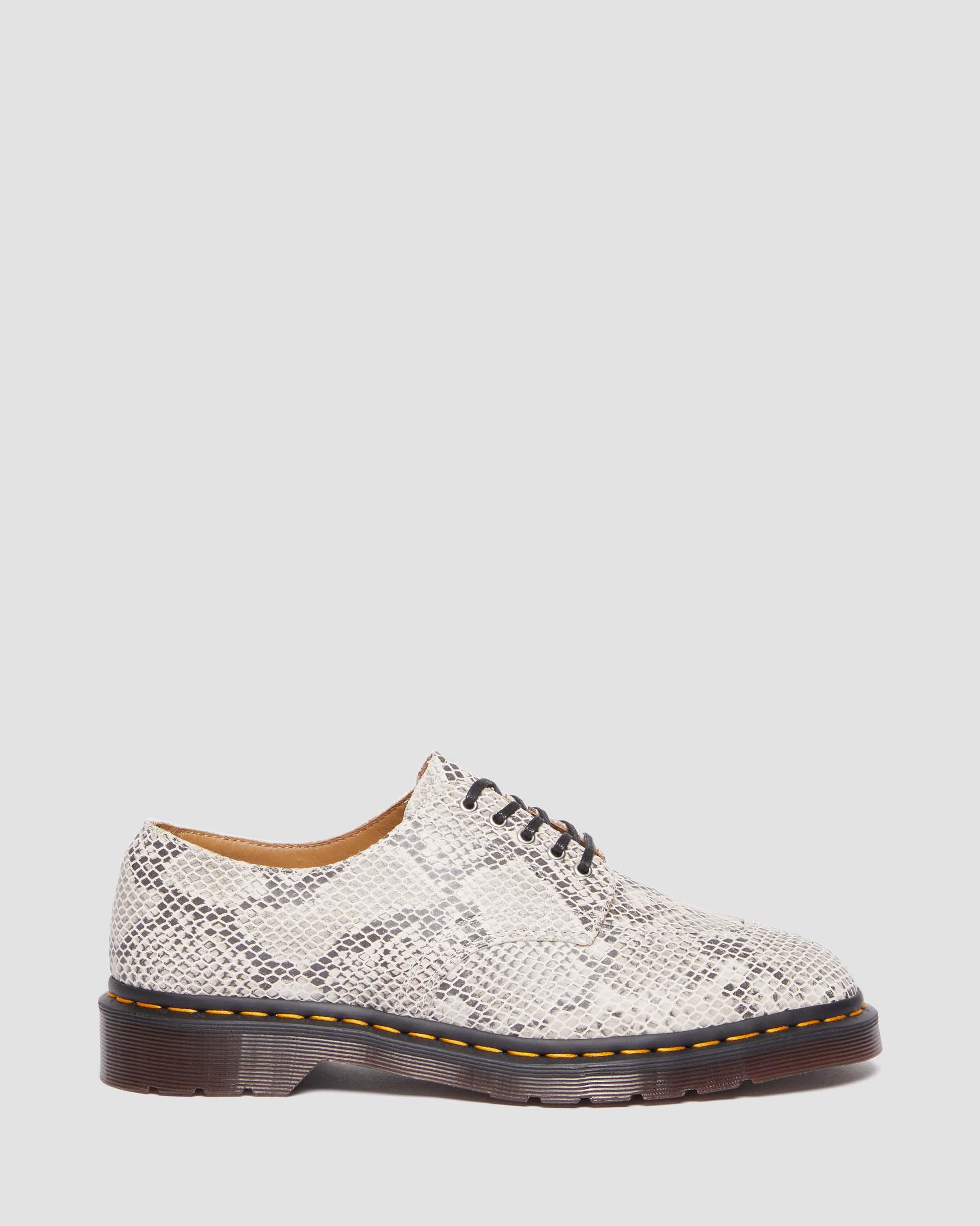 2046 Snake Print Suede Oxford Shoes in {{color}} | Dr. Martens™