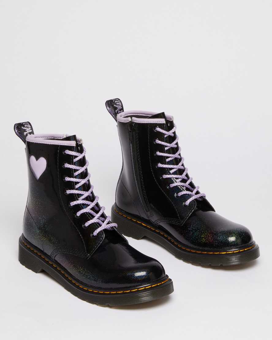 Youth 1460 Shimmer Heart Lace Up BootsYouth 1460 Shimmer Heart Lace Up Boots Dr. Martens