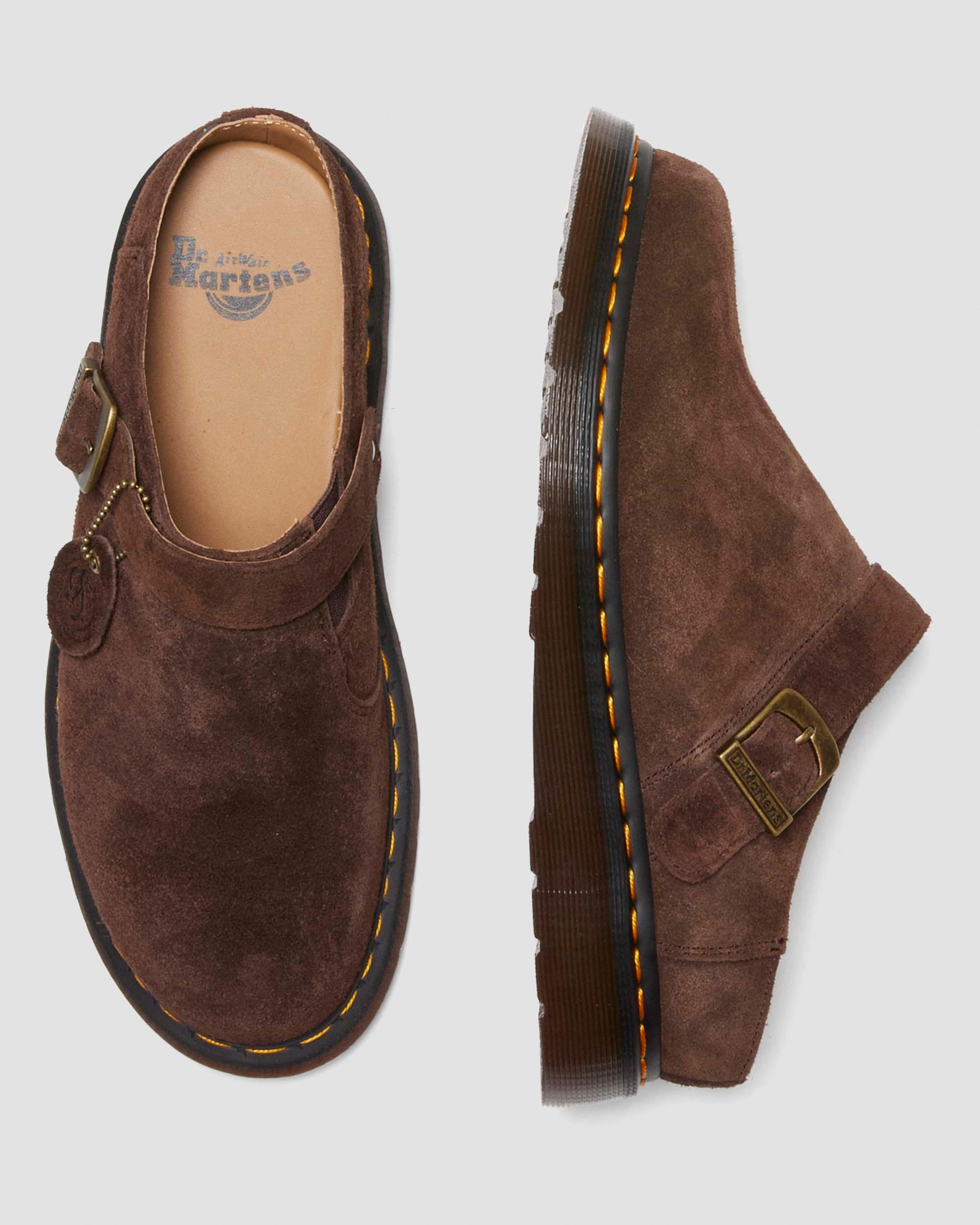 Dr.Martens ドクターマーチン Desert Oasis Suede Isham Desert Oasis Suede Mules in {{color}} | Dr. Martens™