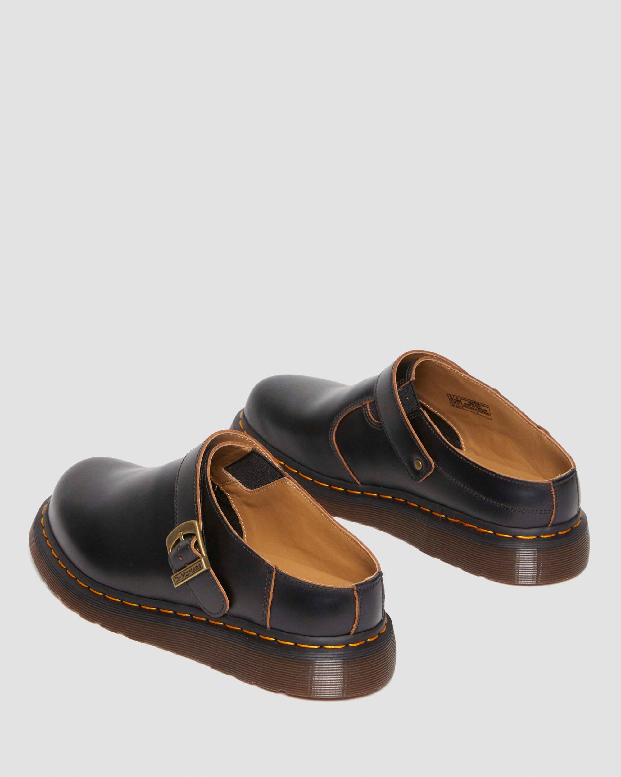 Dr.Martens ＩＳＨＡＭ　30627001 Isham Vintage Smooth Leather Slingback Mules in {{color}} | Dr