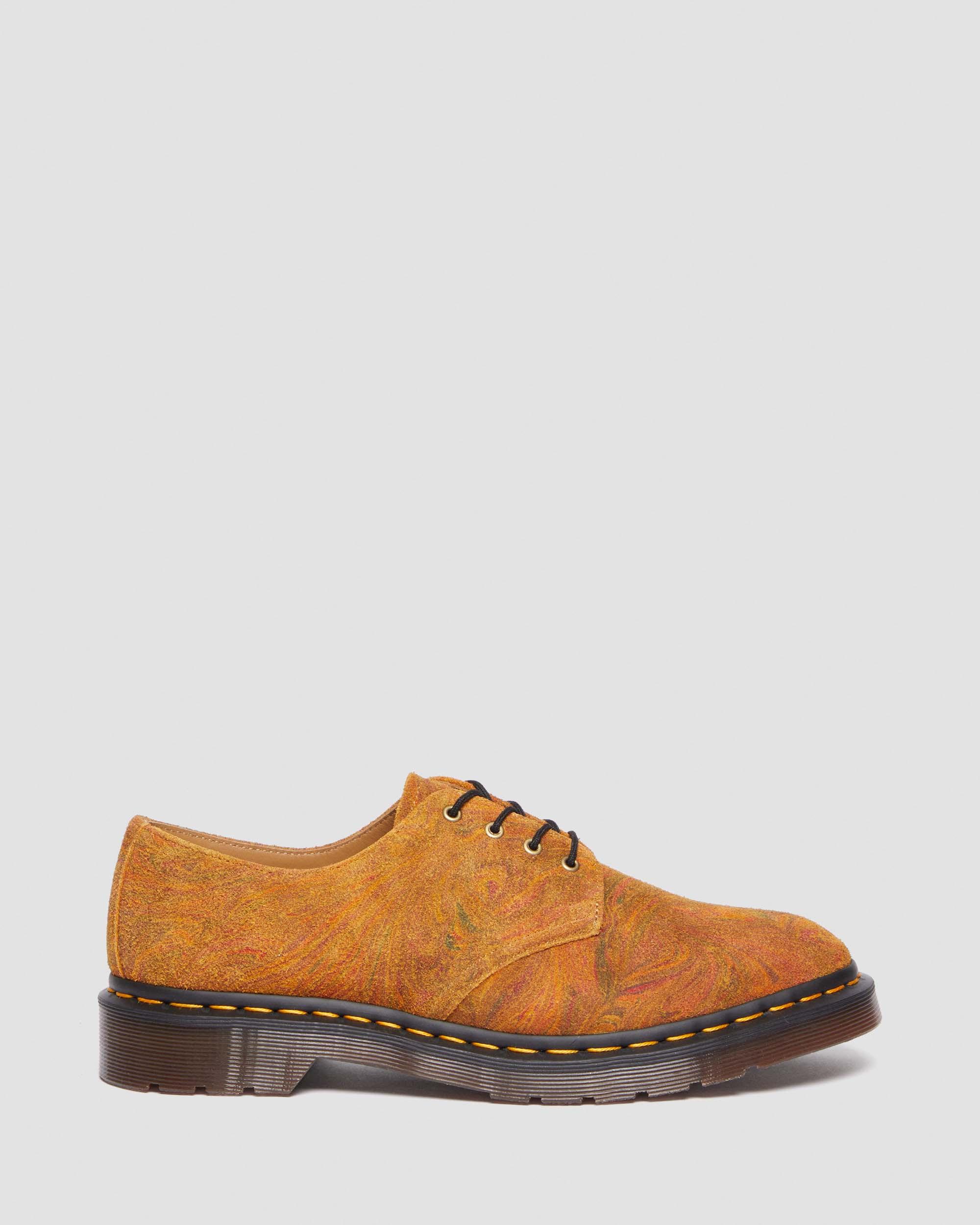 Smiths Marbled Suede Dress Shoes in Brown | Dr. Martens