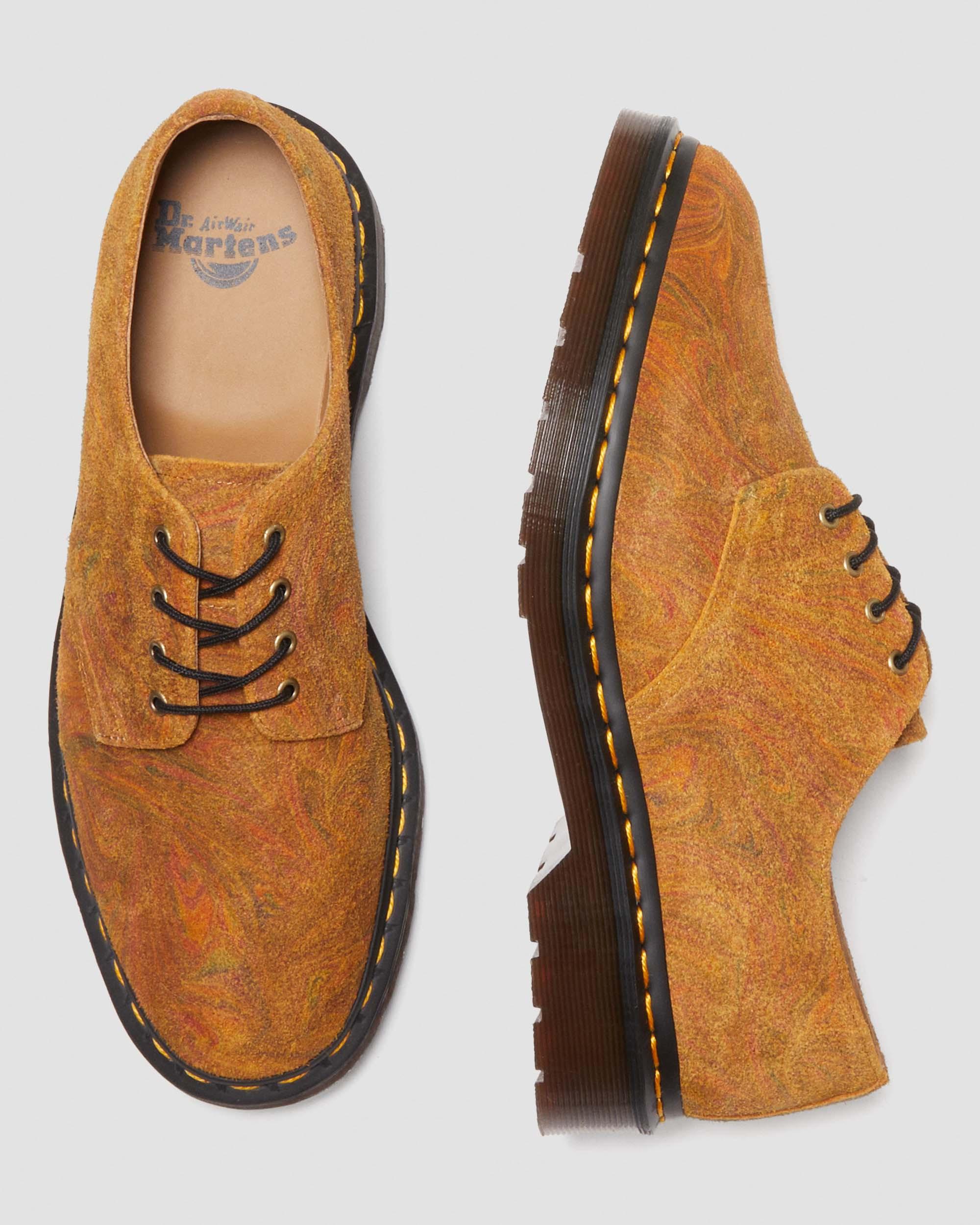 Zapatos Smiths de ante jaspeado
