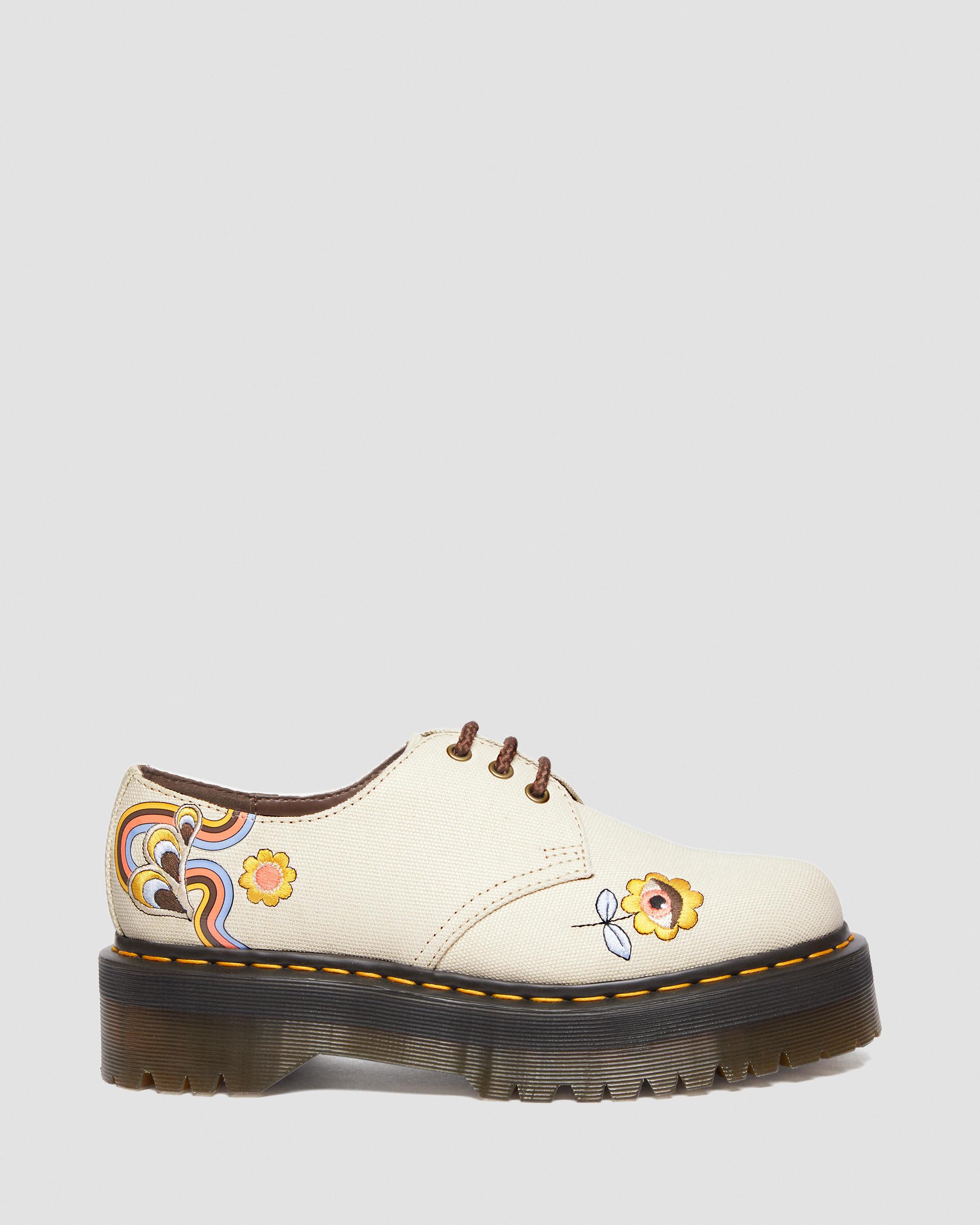 Dr. Martens キャンバス プラットフォームシューズ Vegan 1461 Retro Canvas Platform Shoes in {{color}} | Dr. Martens™