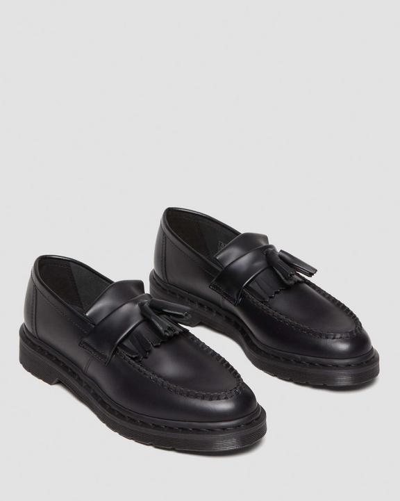 Adrian Mono Smooth Leren Loafers in ZwartAdrian Mono Smooth Leren Loafers Dr. Martens